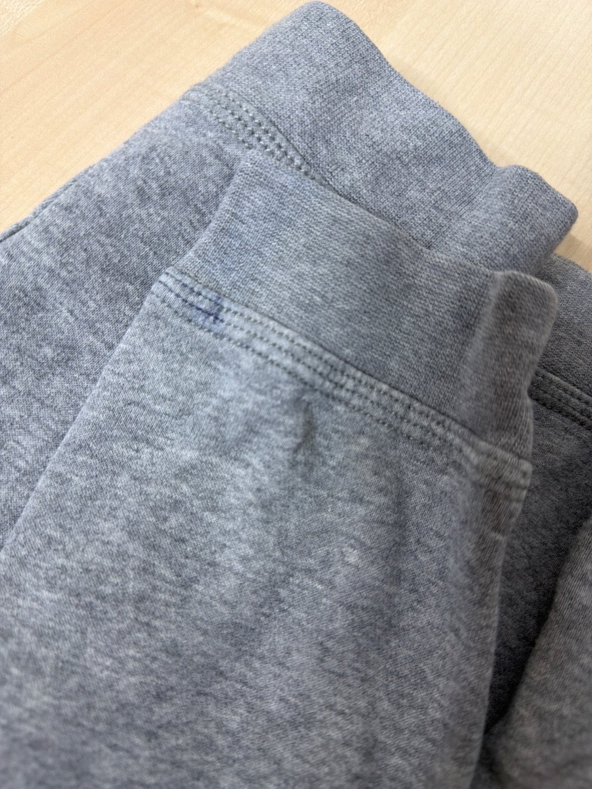 Sudadera Nike capucha gris swoosh azul streetwear vintage — foto 9