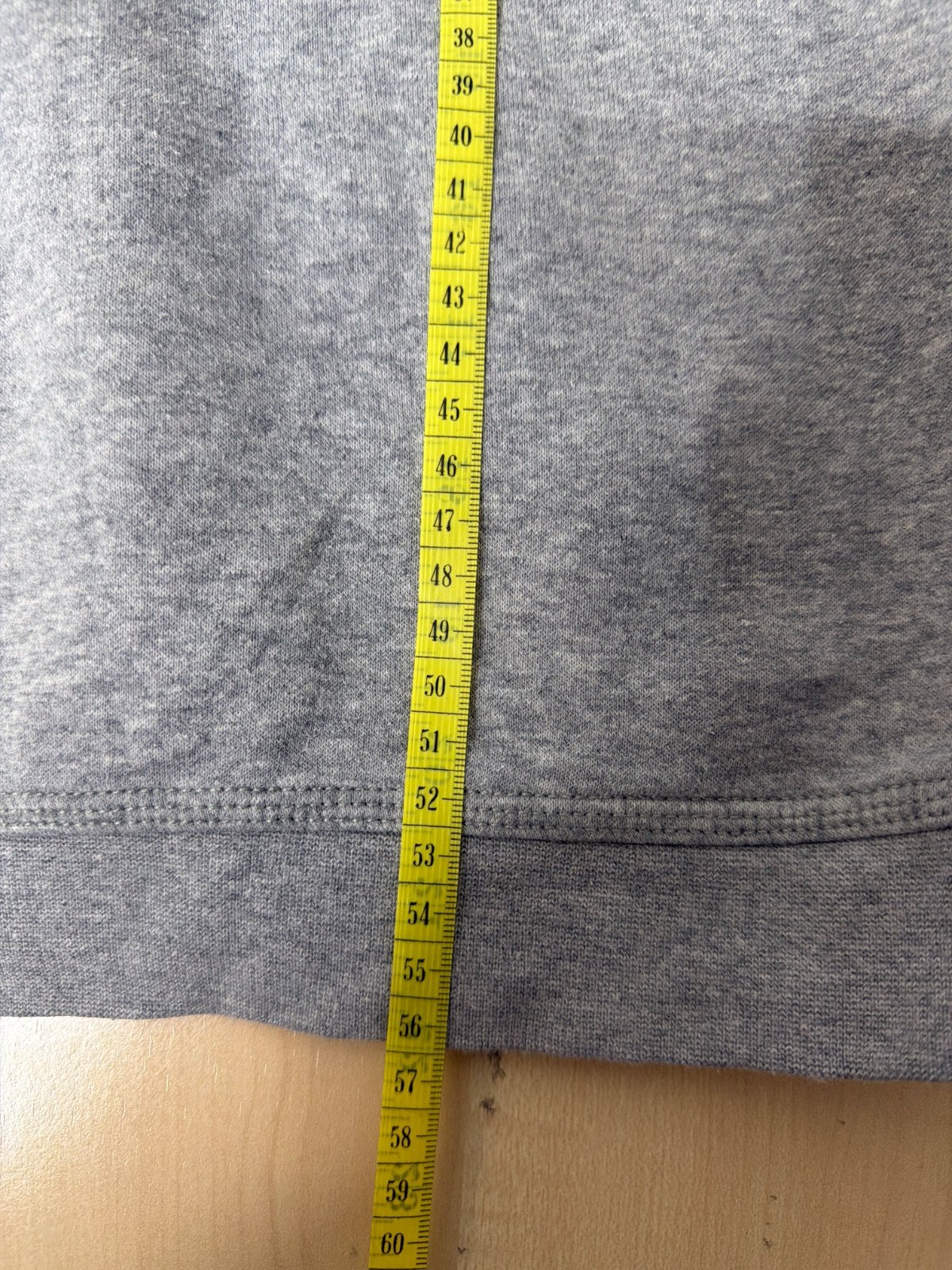 Sudadera Nike capucha gris swoosh azul streetwear vintage — foto 5