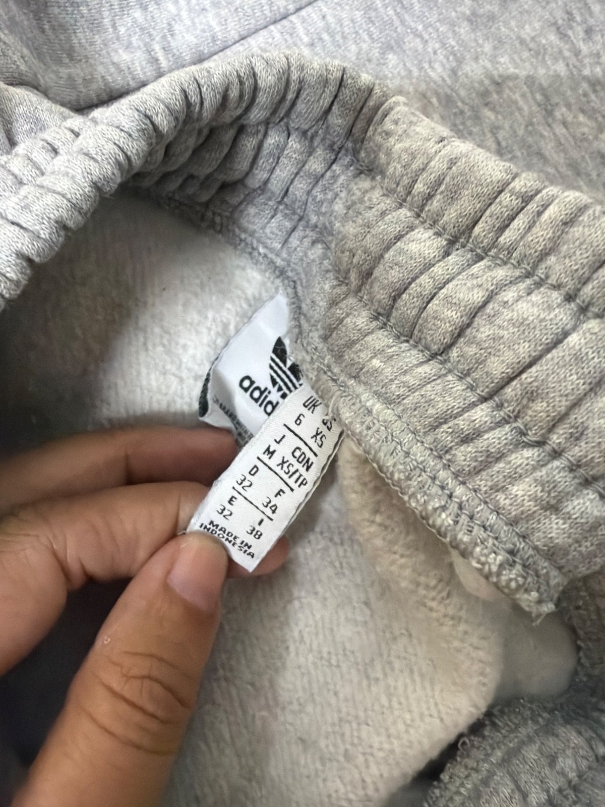 Adidas Originals jogger Trefoil gris Talla XS vintage streetwear — foto 6