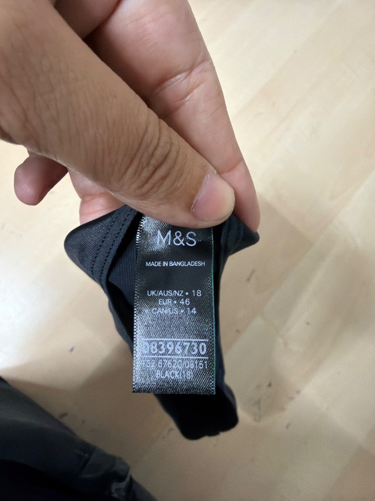 M&S Corset moldeador negro talla 46 UK18 Y2K Streetwear — foto 3