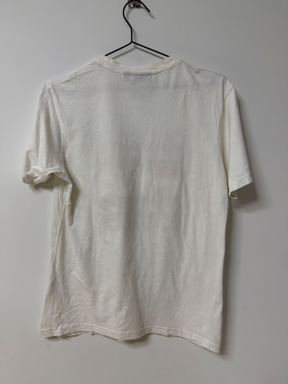 Fila camiseta cuadros logo blanca Talla S vintage retro — foto 2