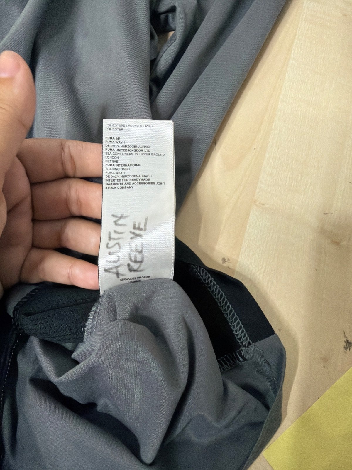 Camiseta Puma técnica manga larga S gris media cremallera — foto 6