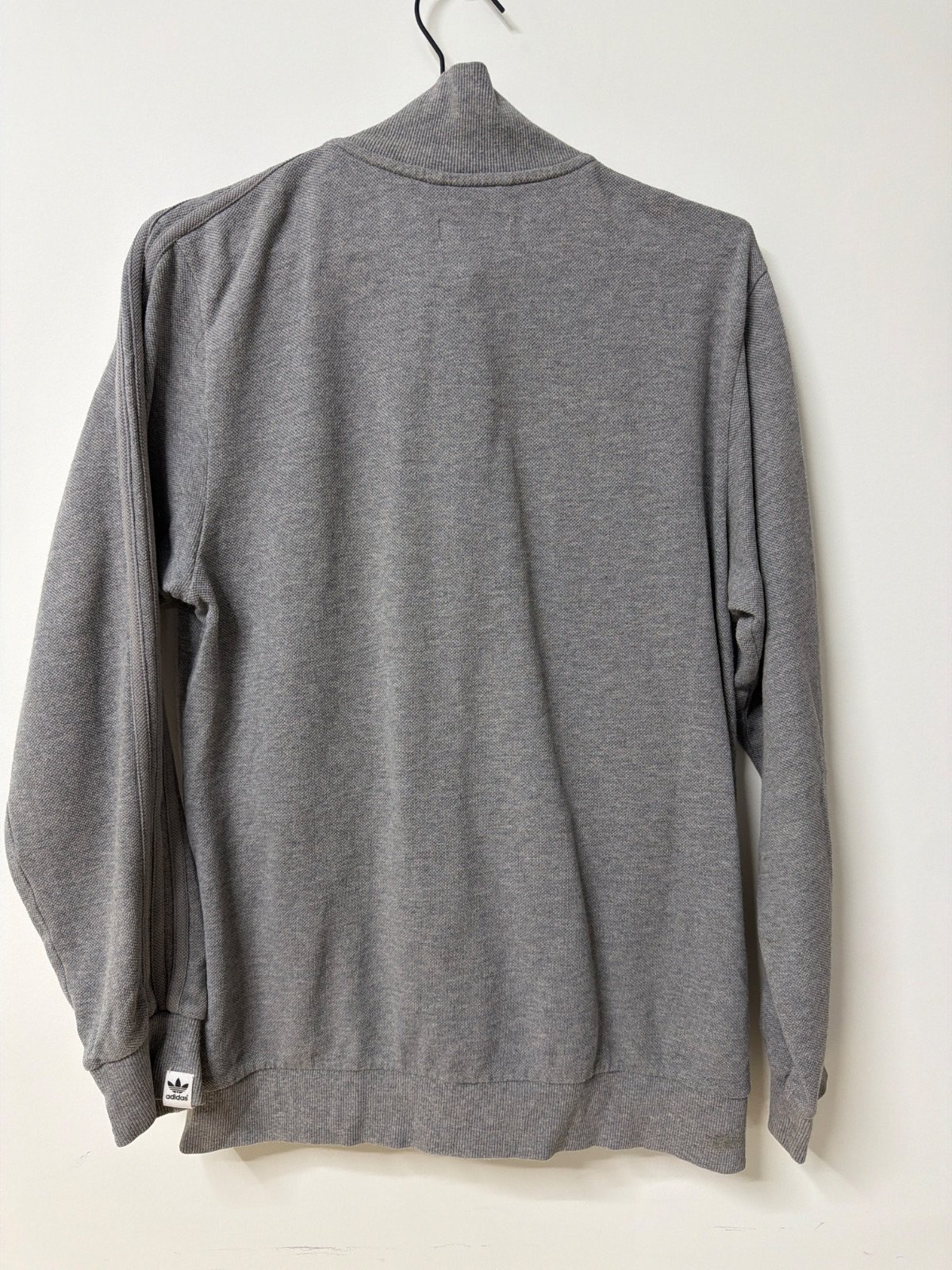 Adidas Originals chaqueta chándal gris trébol Vintage Streetwear — foto 3