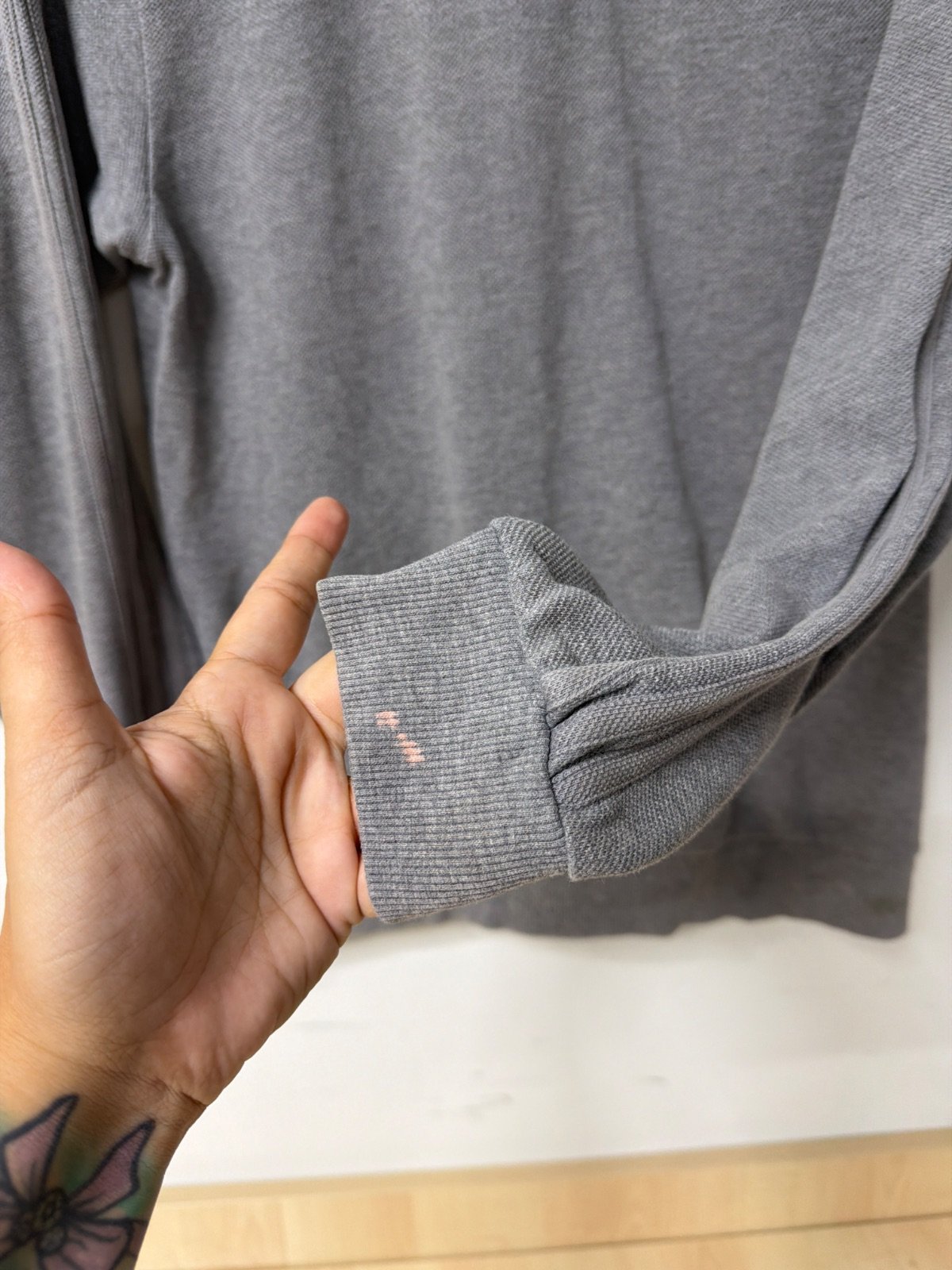 Adidas Originals chaqueta chándal gris trébol Vintage Streetwear — foto 4