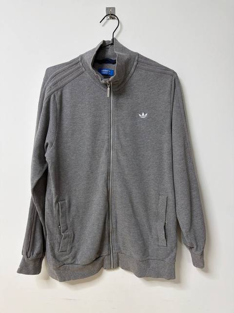 Adidas Originals chaqueta chándal gris trébol Vintage Streetwear