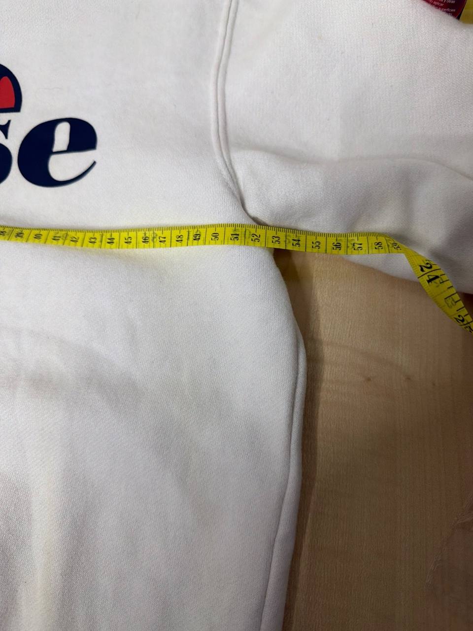 Ellesse sudadera capucha blanca Streetwear Vintage Retro — foto 12