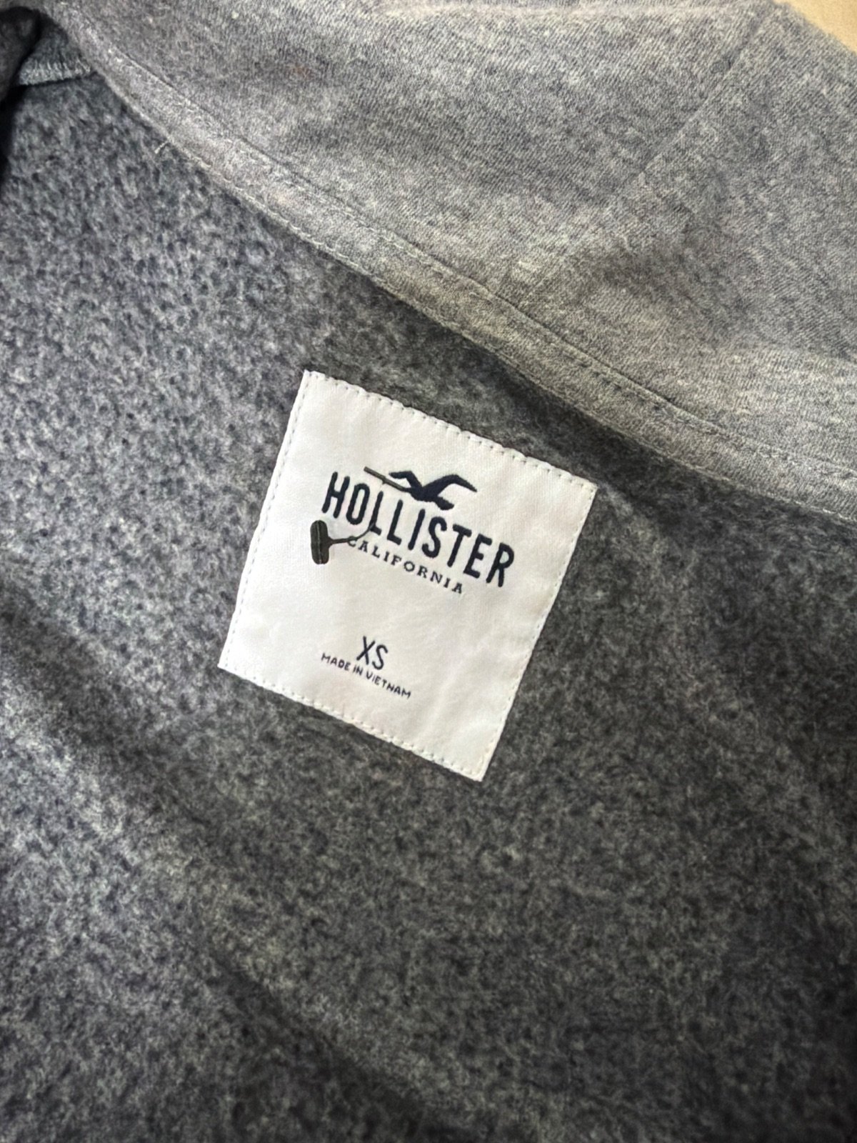 Hollister sudadera capucha gris California streetwear — foto 6