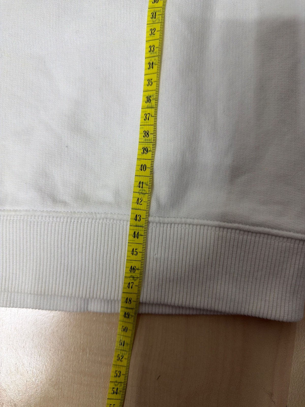 Sudadera crop Calvin Klein blanco logo CALVIN Vintage Y2K — foto 9