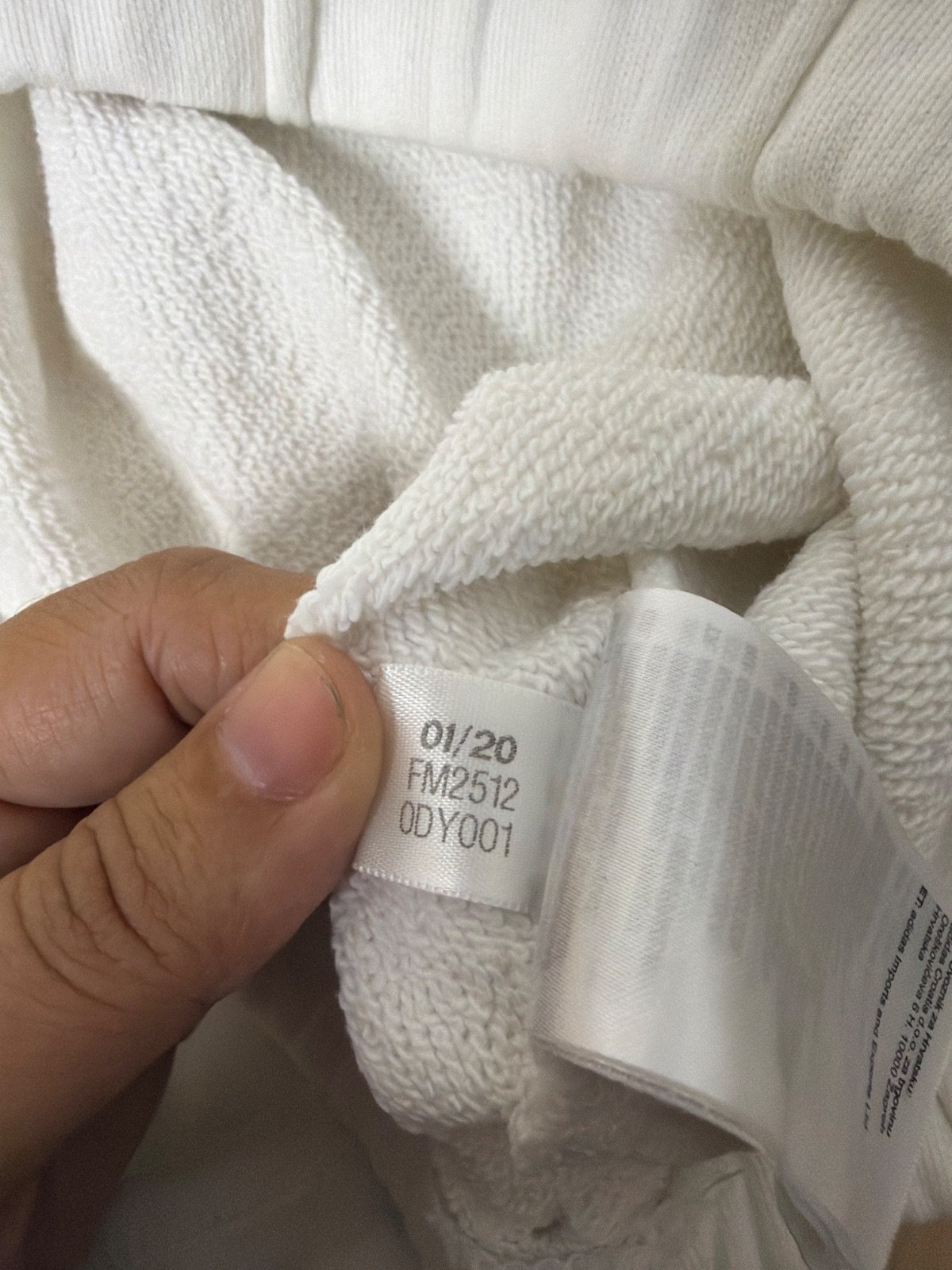Adidas Originals sudadera crop blanca capucha vintage — foto 9