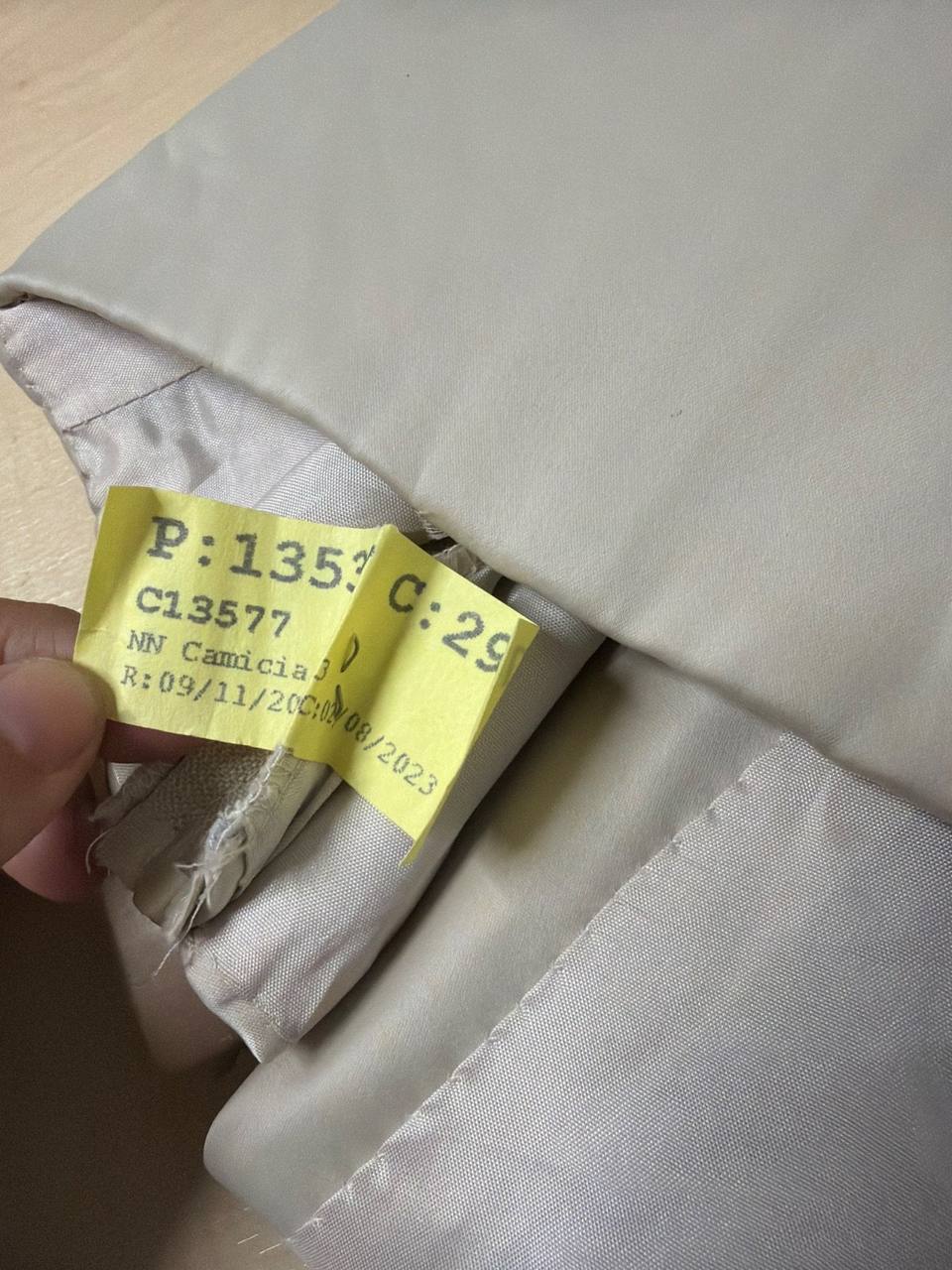 Corsé vintage Maison Clery raso gris satinado retro — foto 5