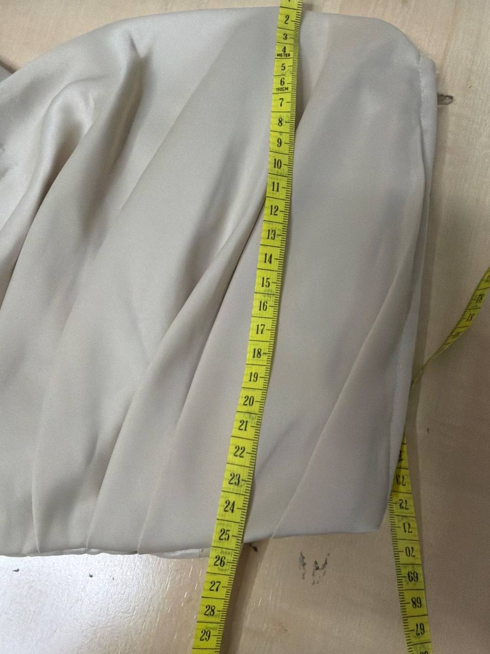 Corsé vintage Maison Clery raso gris satinado retro — foto 8