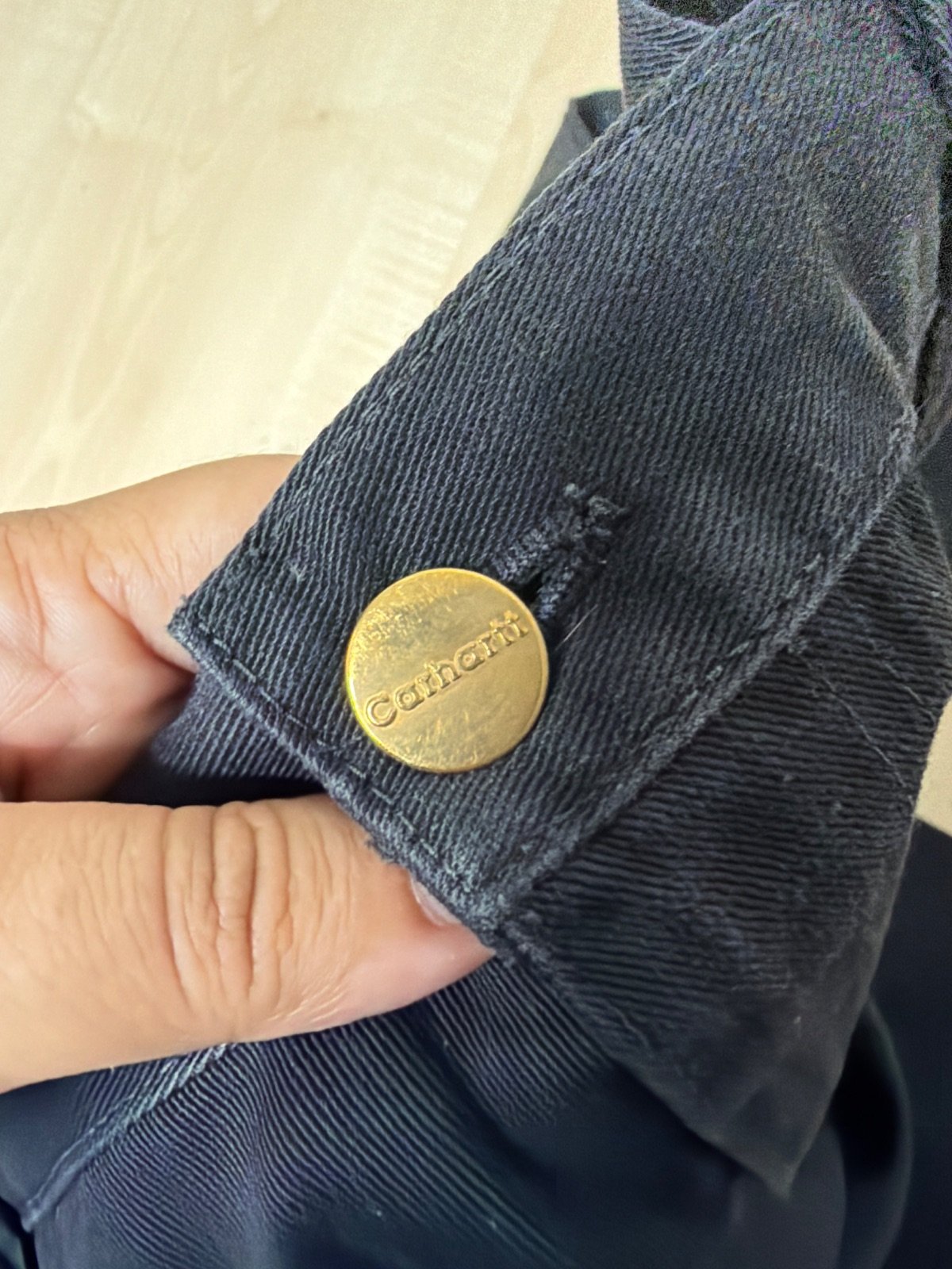 Carhartt Pantalón Carpintero Negro Workwear Vintage — foto 8