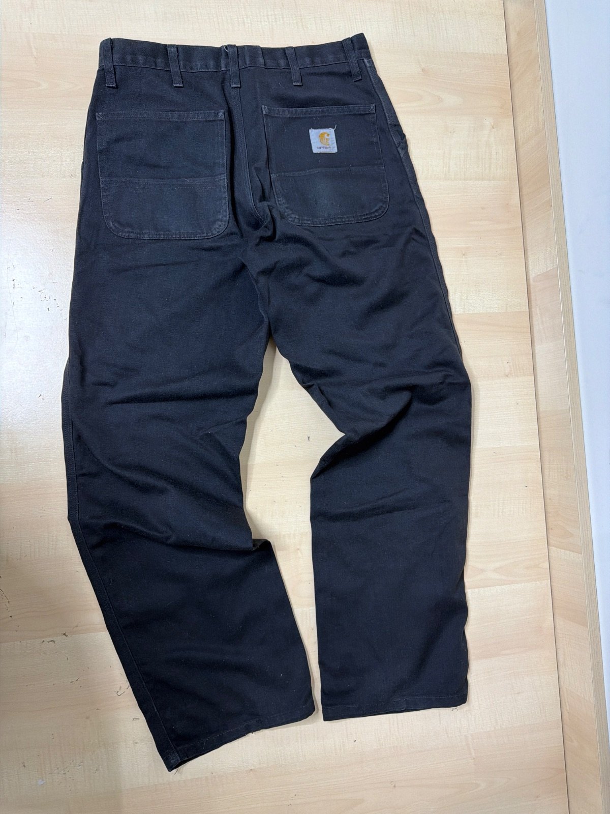 Carhartt Pantalón Carpintero Negro Workwear Vintage — foto 2
