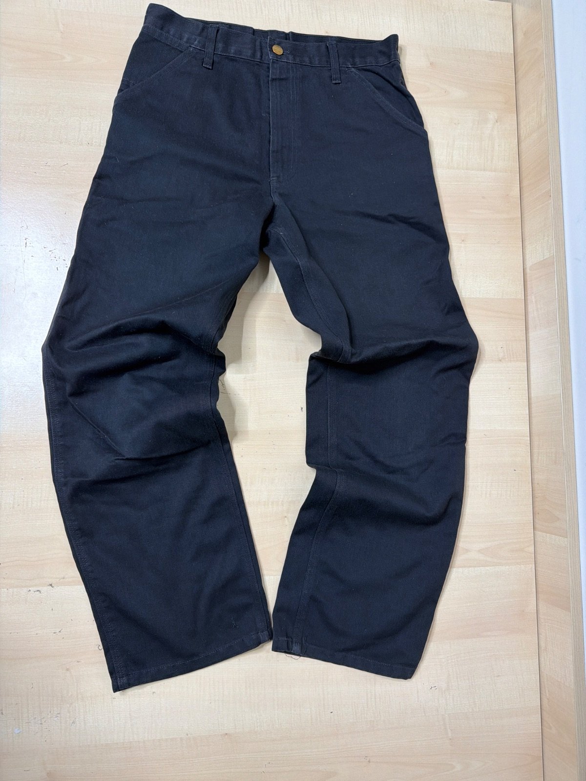 Carhartt Pantalón Carpintero Negro Workwear Vintage