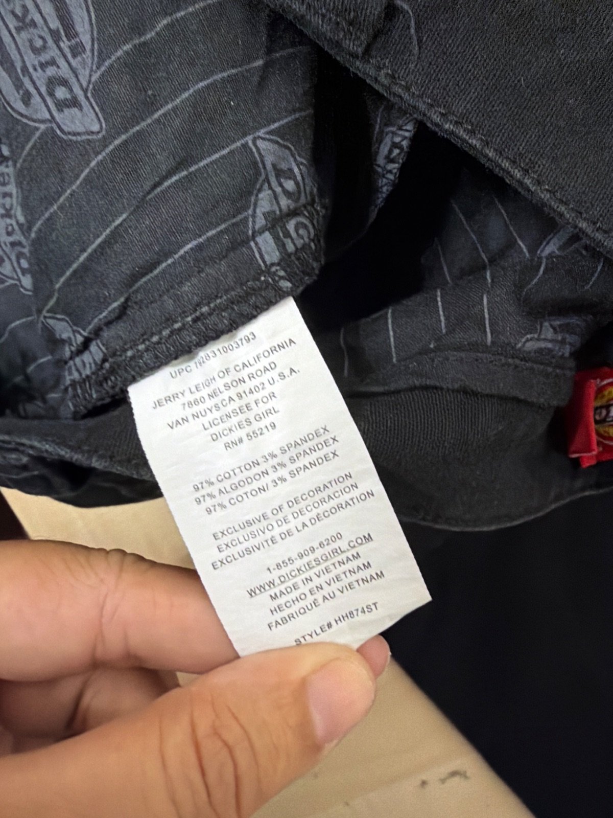 Dickies pantalón chino negro Talla S Workwear Vintage Streetwear — foto 9