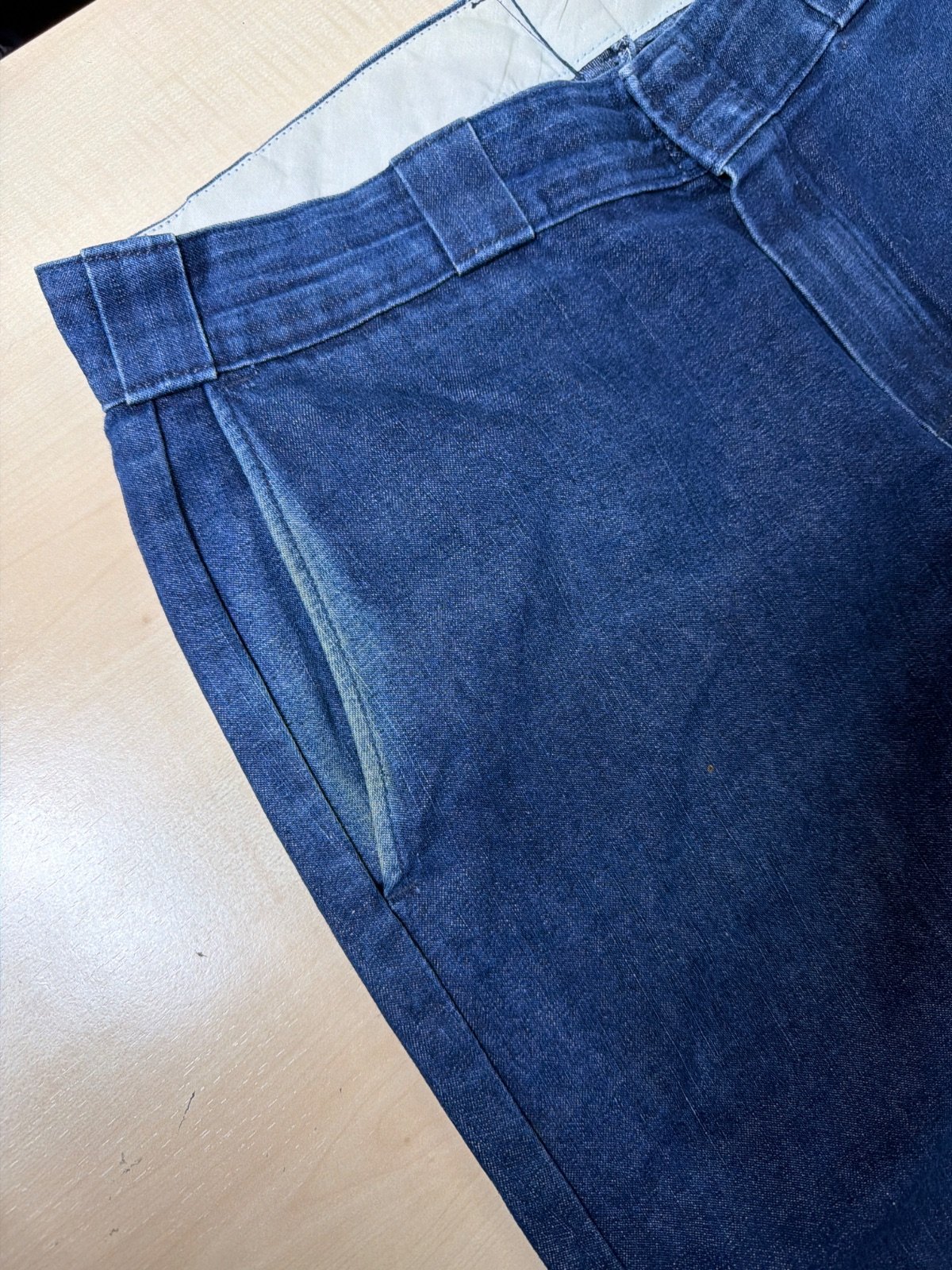 Pantalón Dickies Vintage Made in USA Denim Faded - Talla 34x32 (W34) — foto 3