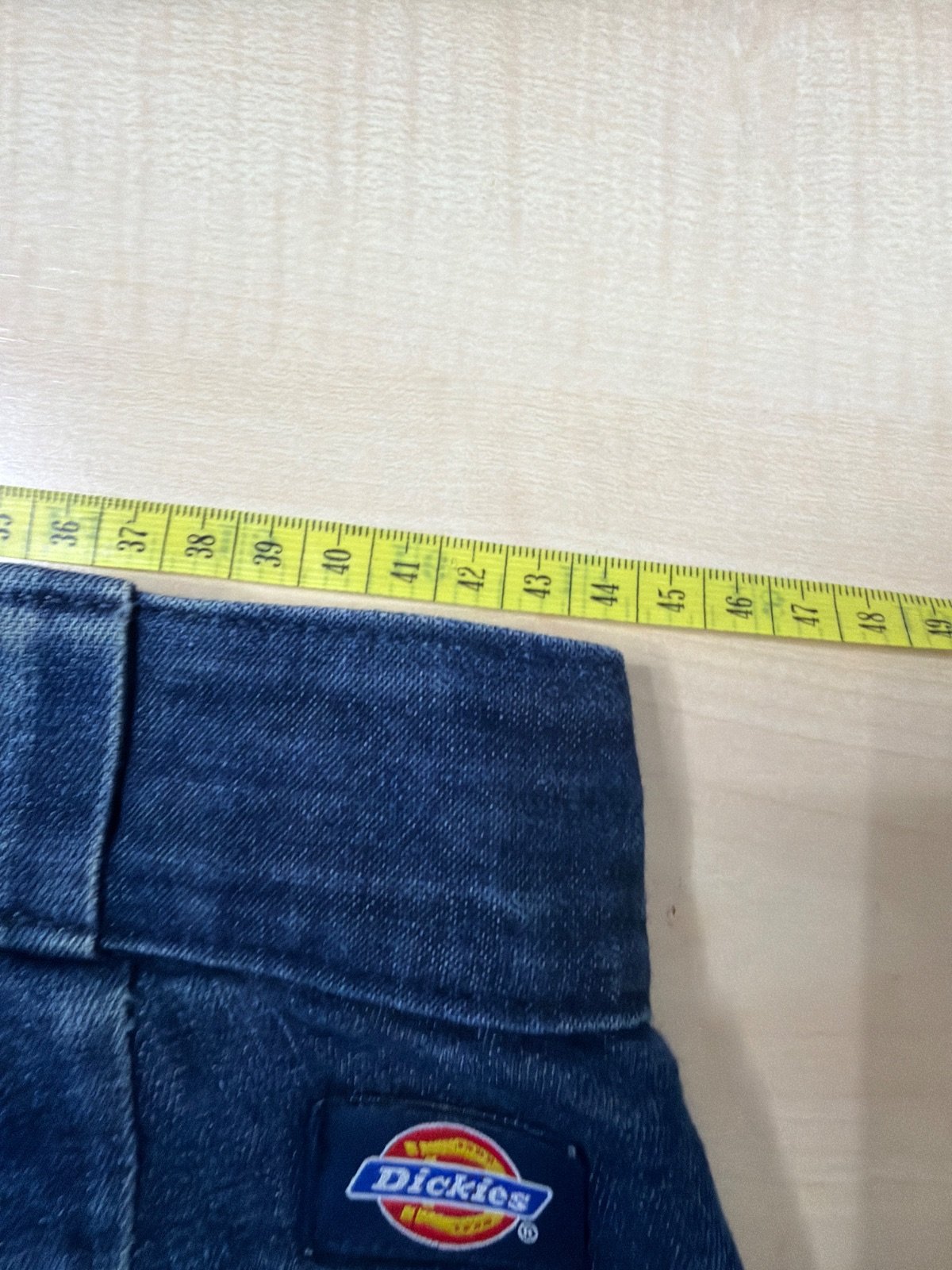 Pantalón Dickies Vintage Made in USA Denim Faded - Talla 34x32 (W34) — foto 9