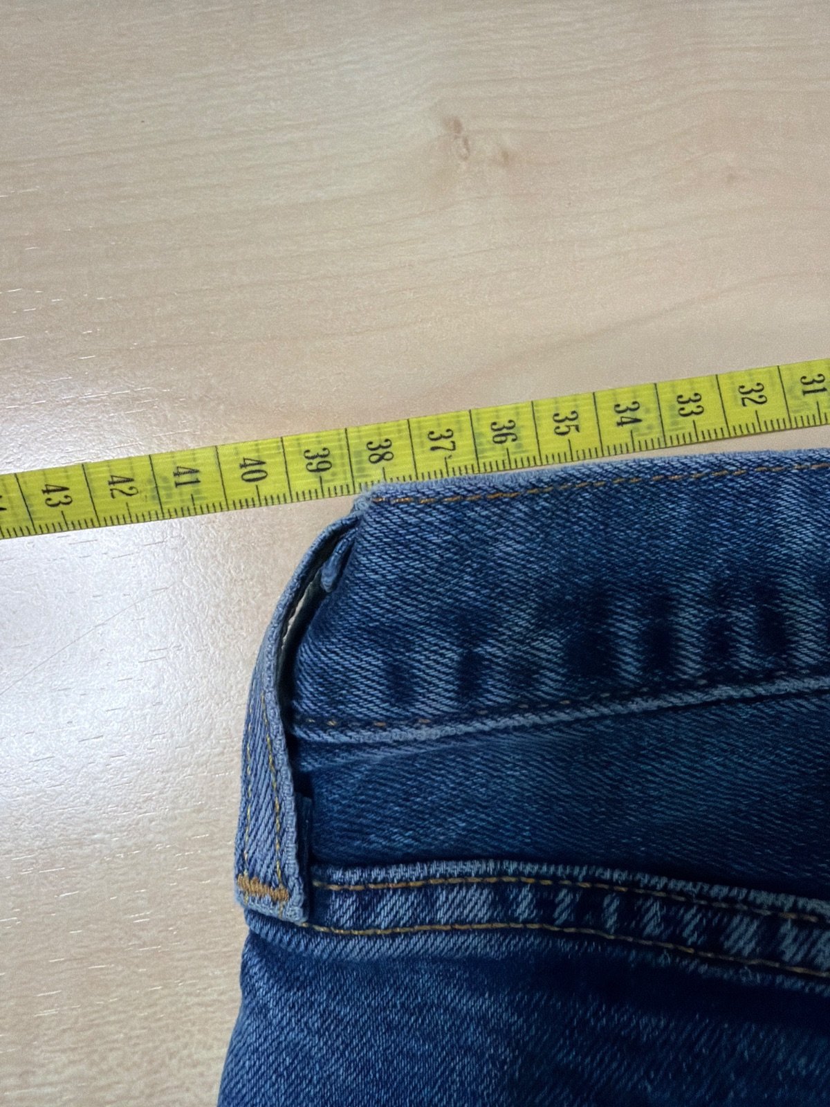 Levi's 501 vaquero recto azul deshilachado vintage — foto 8