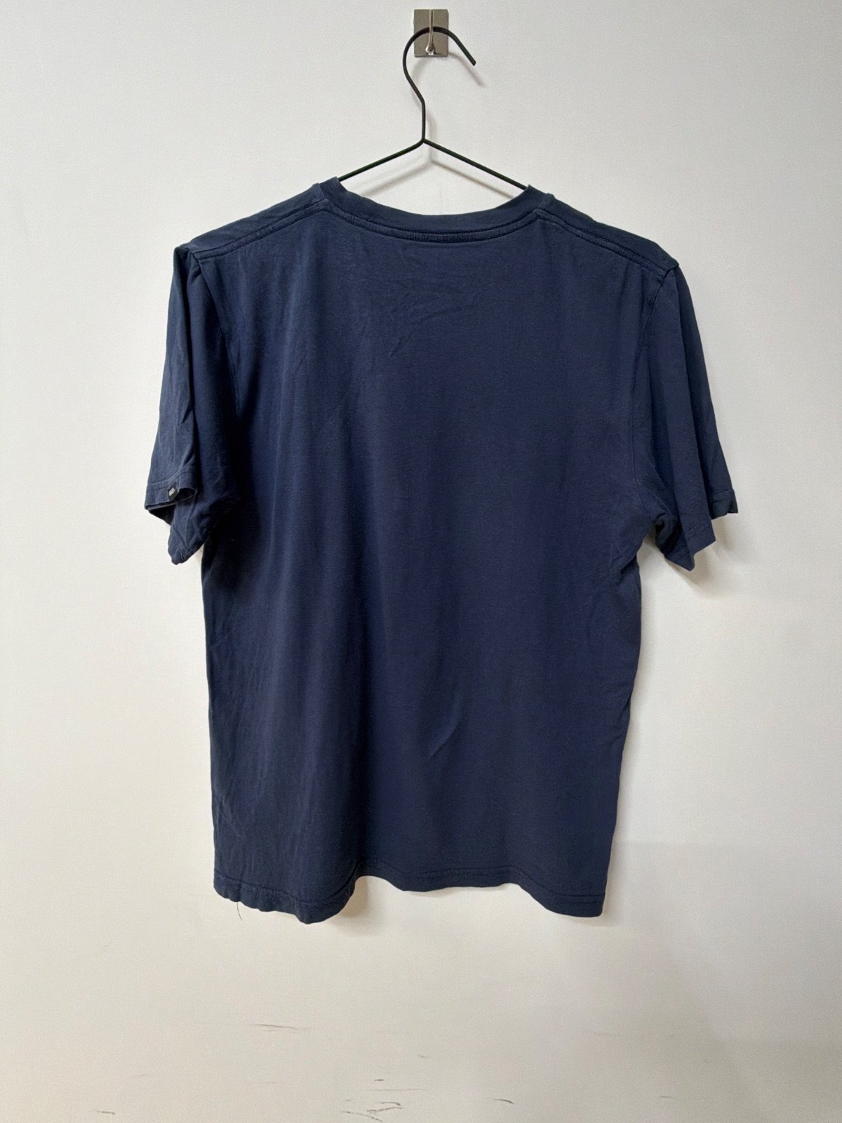 Camiseta Vans Off The Wall Azul Marino Streetwear Vintage — foto 2