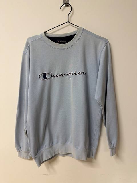 Champion sudadera azul claro Talla S vintage básica