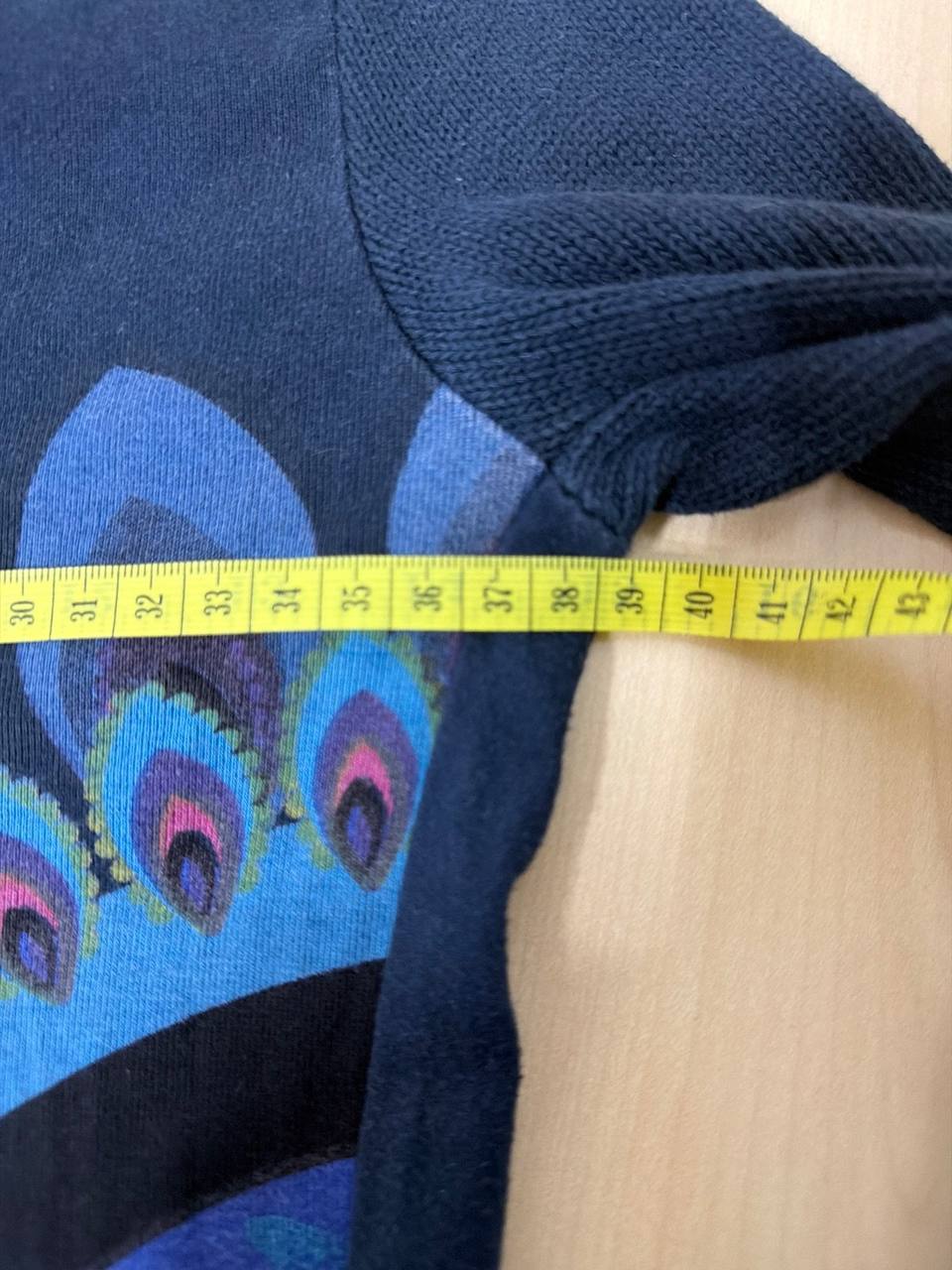 Desigual jersey mujer mandala azul pavo real vintage boho — foto 5
