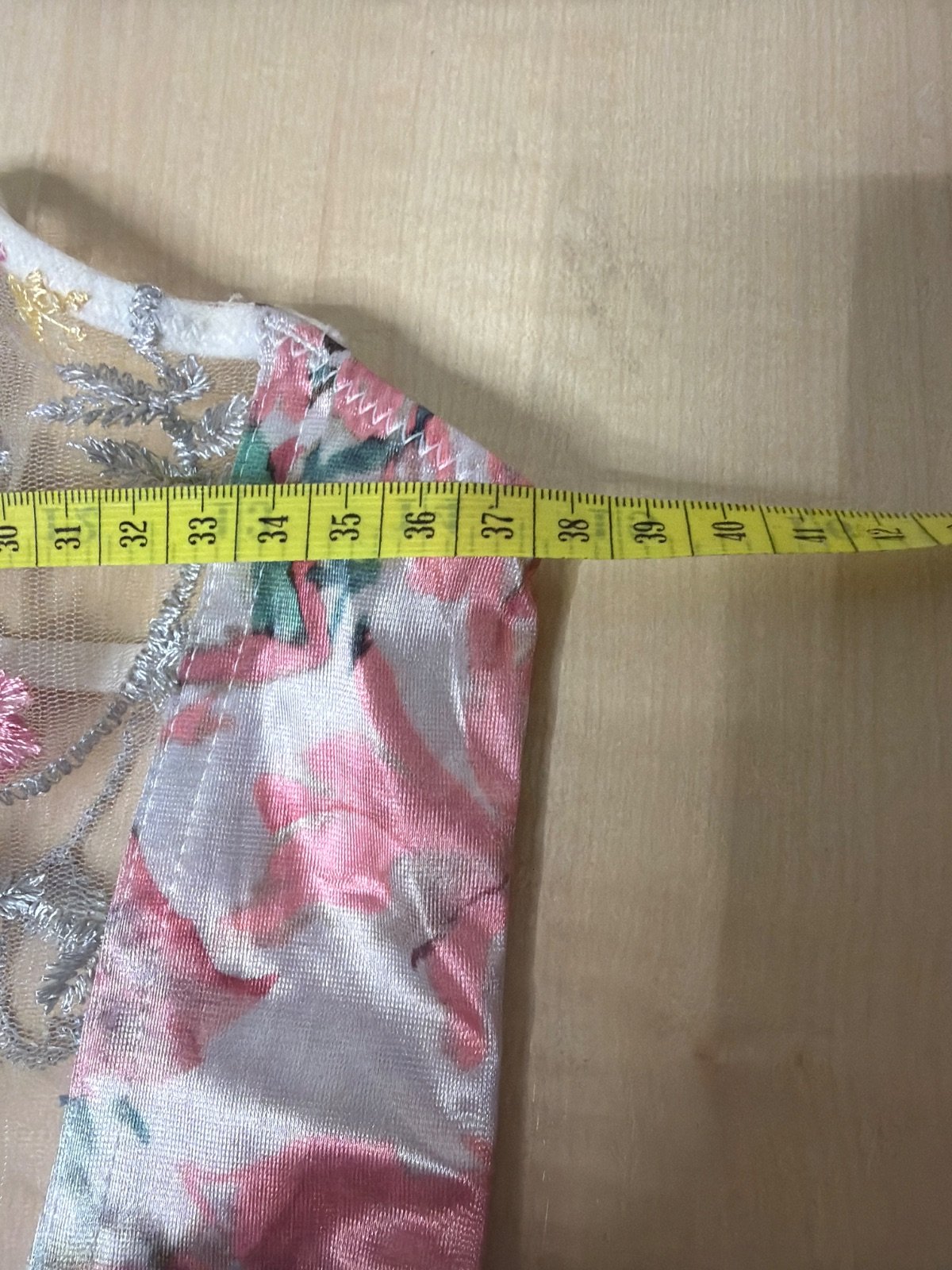Corset floral satén y malla bordada Vintage Y2K Boho — foto 6