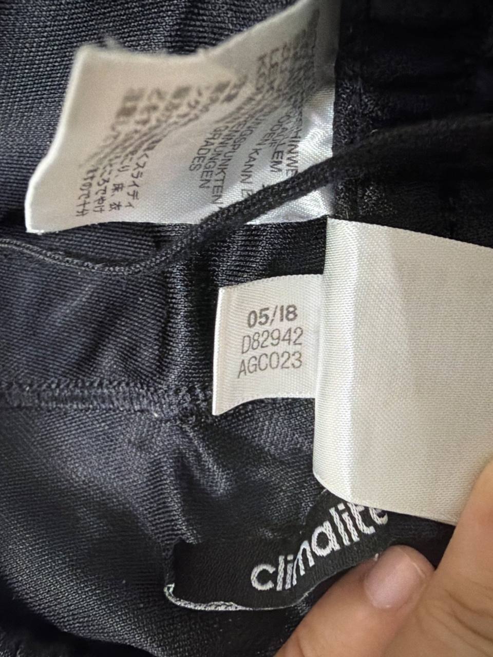 Adidas pantalón chándal negro 3 rayas Trackpants Vintage — foto 8
