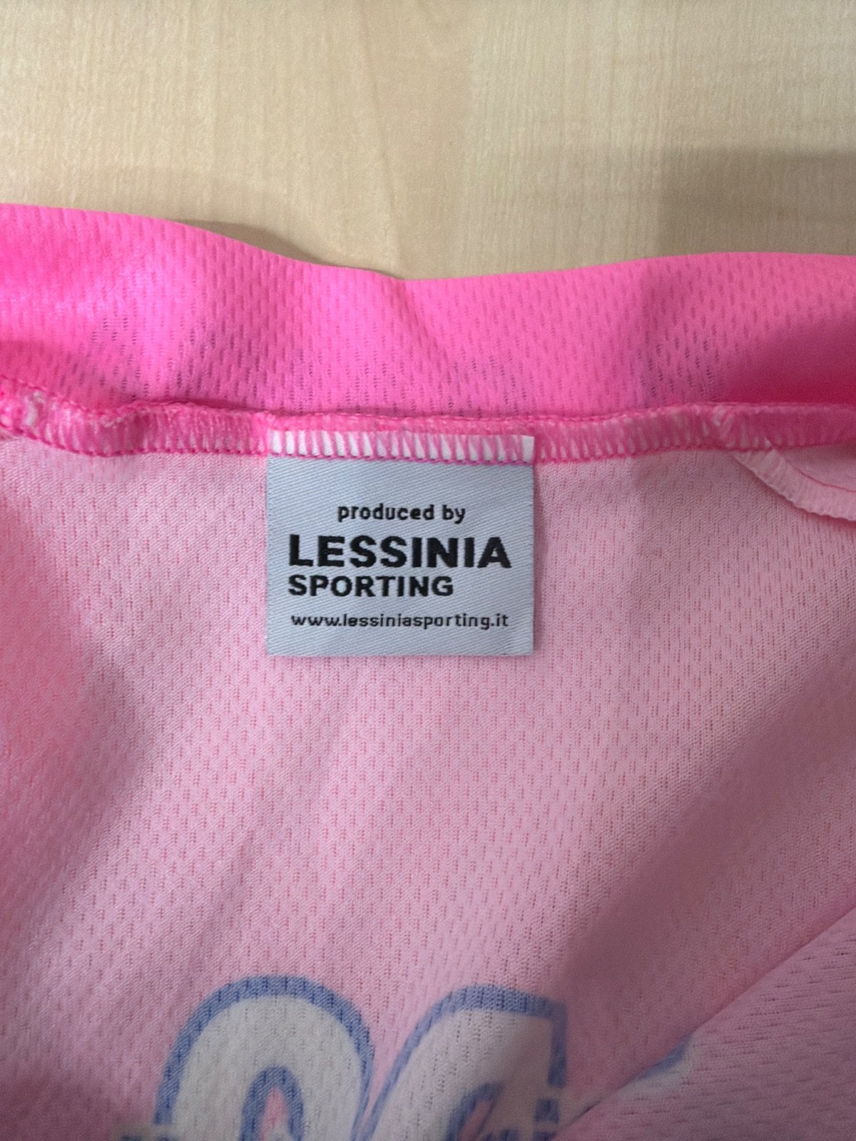 Maillot Ciclismo Lessinia Sporting Giro Italia Rosa Vintage — foto 3