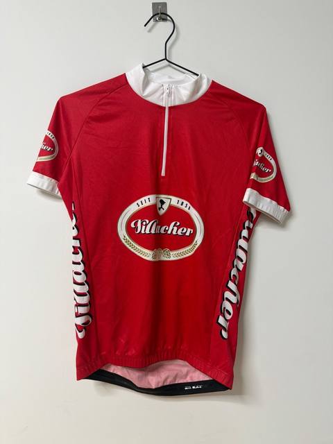 Maillot ciclismo Villacher Talla S rojo vintage retro
