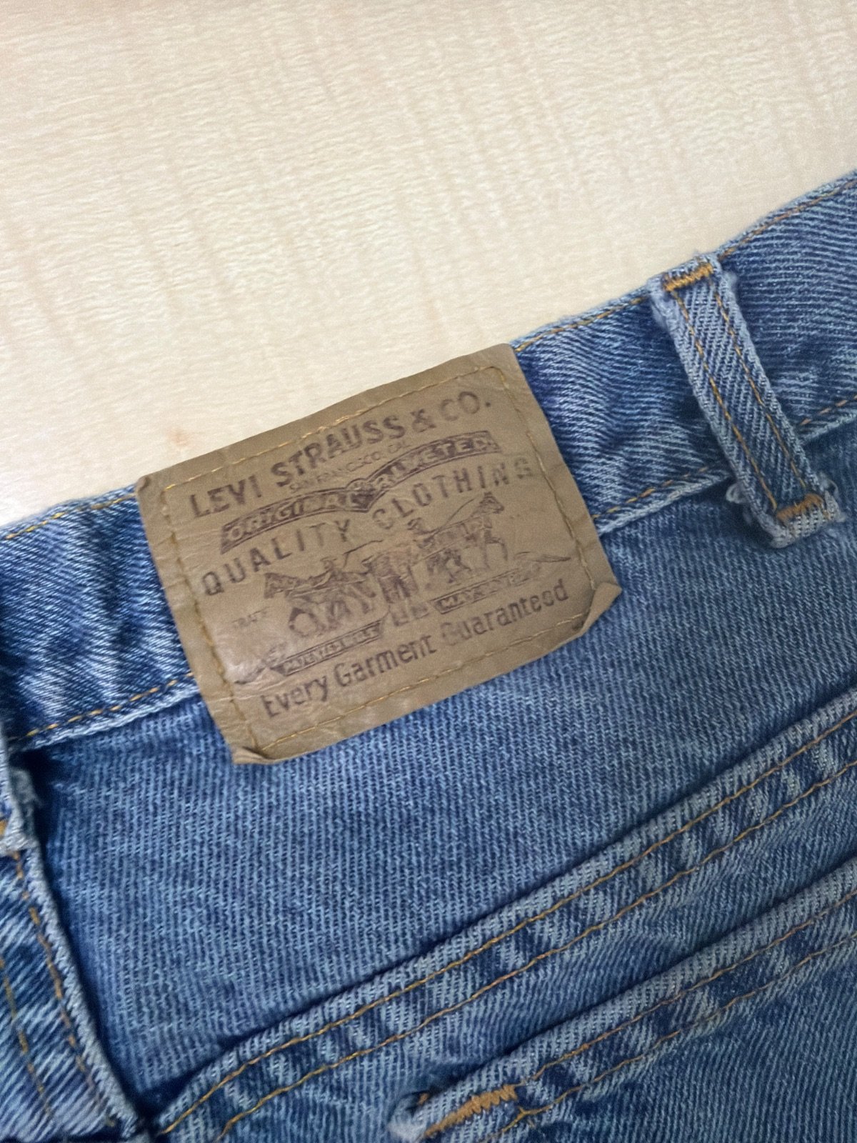 🔥 Rare Vintage Levi's Orange Tab Baggy Jeans | Made in Canada | W36 90s Skater Wide Leg — foto 3