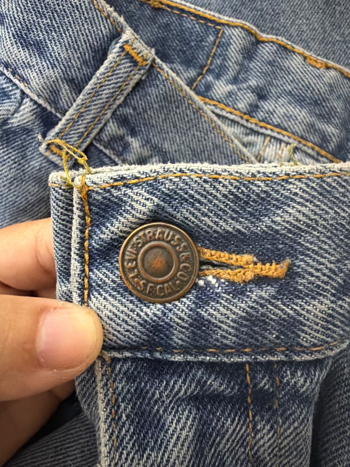 🔥 Rare Vintage Levi's Orange Tab Baggy Jeans | Made in Canada | W36 90s Skater Wide Leg — foto 5