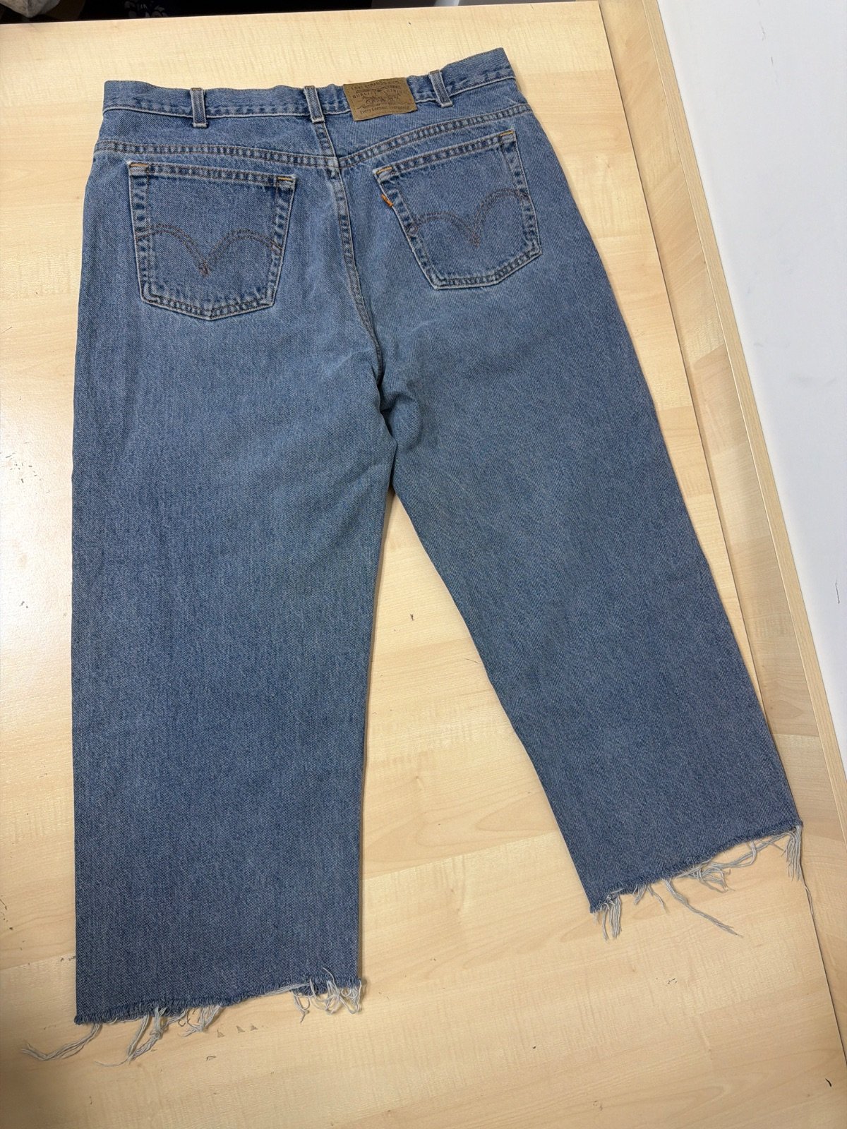🔥 Rare Vintage Levi's Orange Tab Baggy Jeans | Made in Canada | W36 90s Skater Wide Leg — foto 2