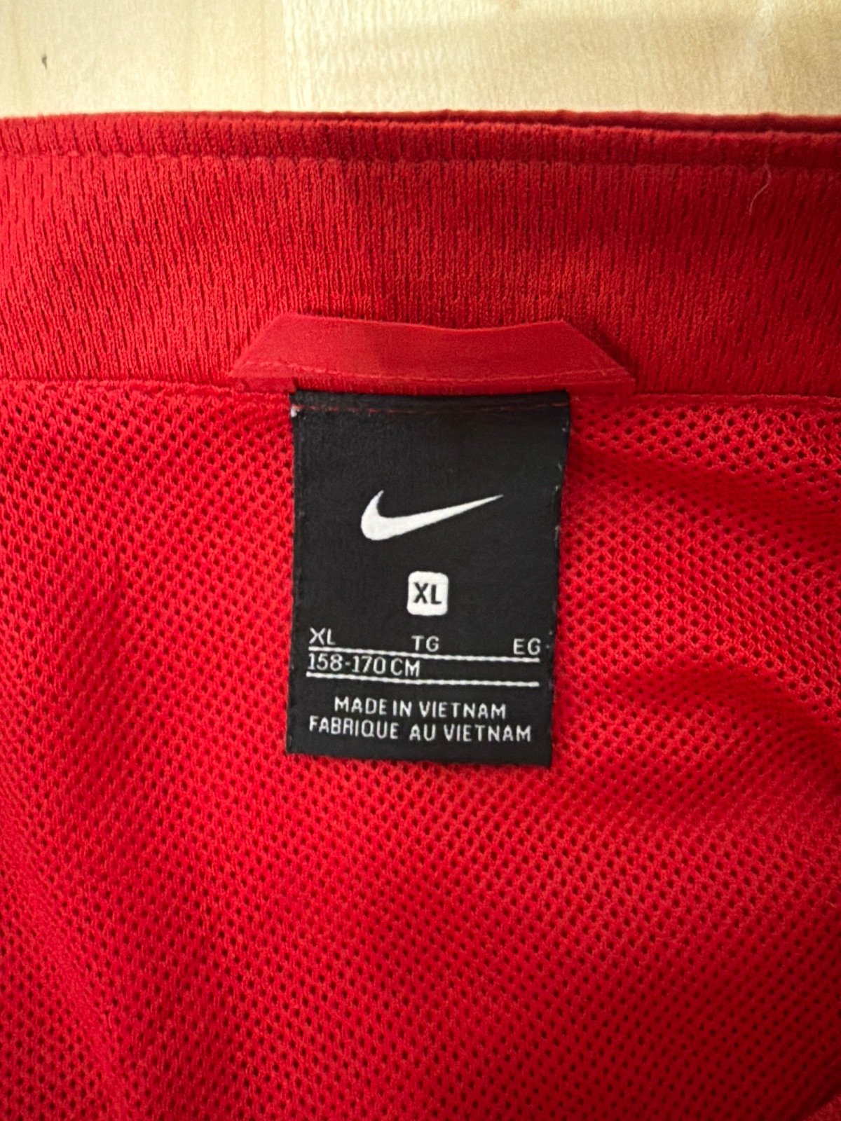 Nike chubasquero cortavientos rojo niño Park streetwear — foto 4