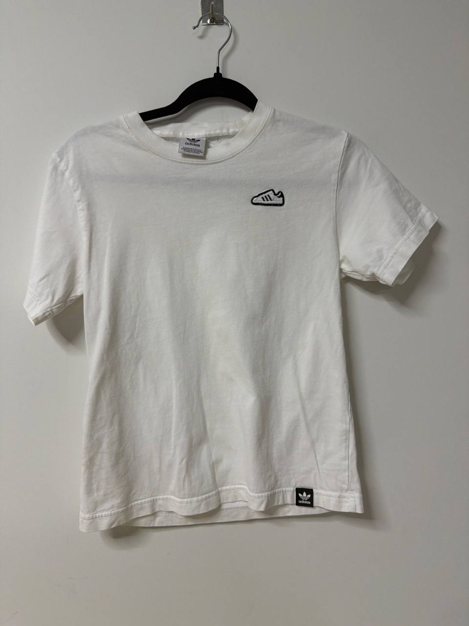 Adidas Originals camiseta blanca logo Superstar niño vintage