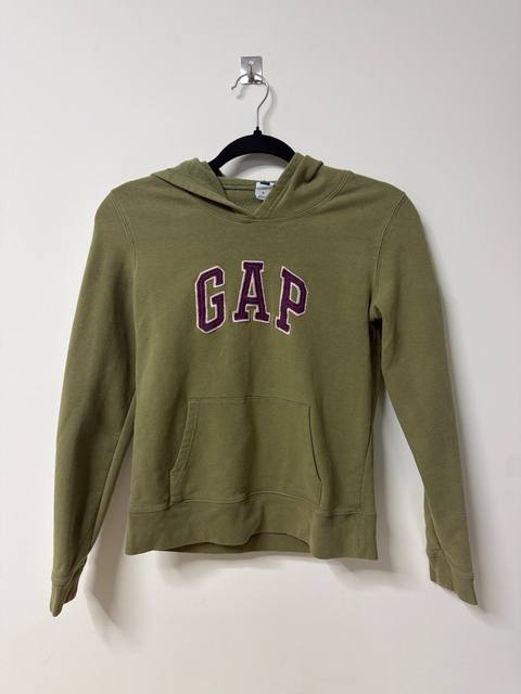 Sudadera Gap con capucha Talla S Verde Caqui Logo Bordado
