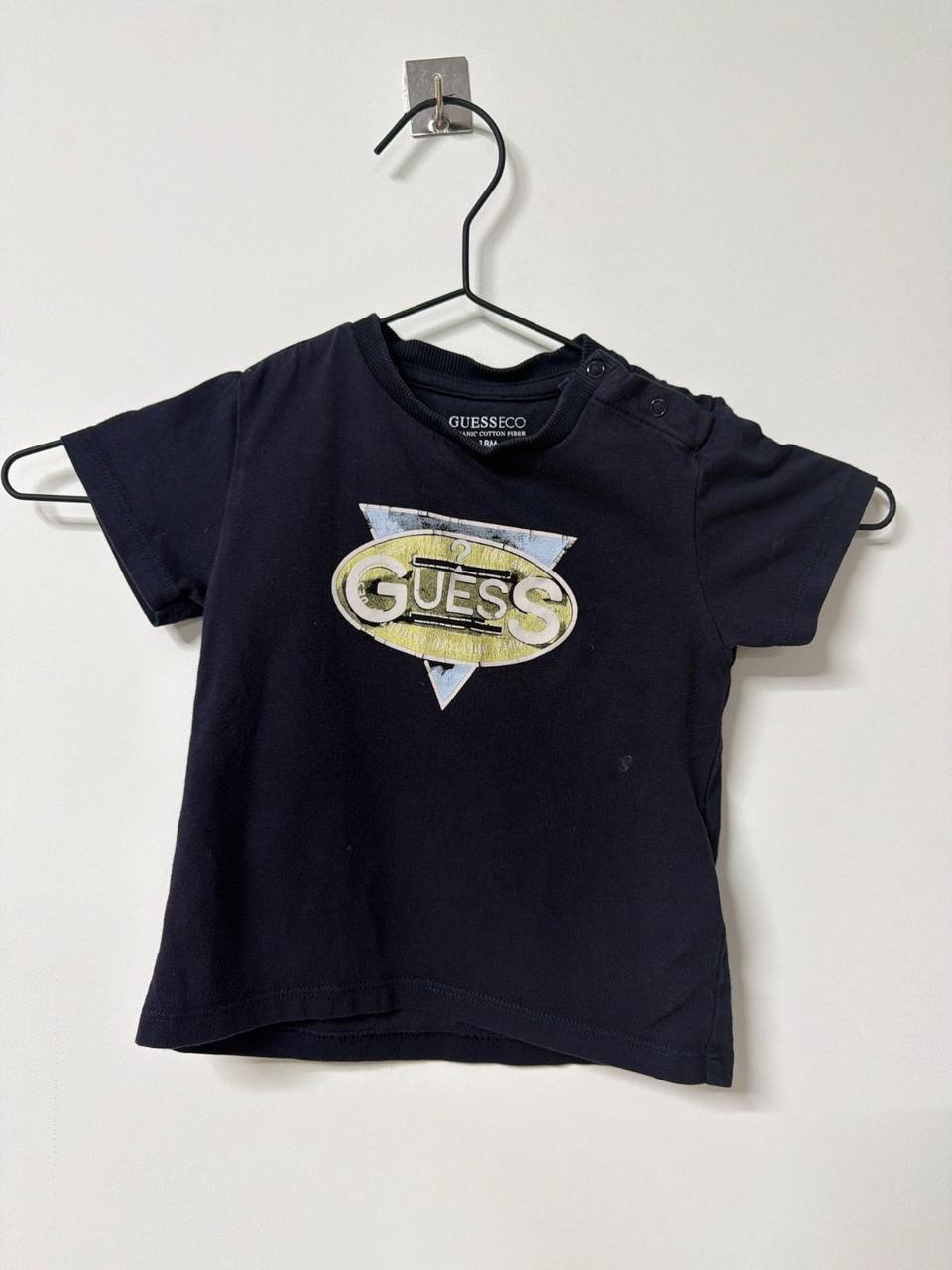 Guess camiseta bebé niño azul marino Talla 18M vintage