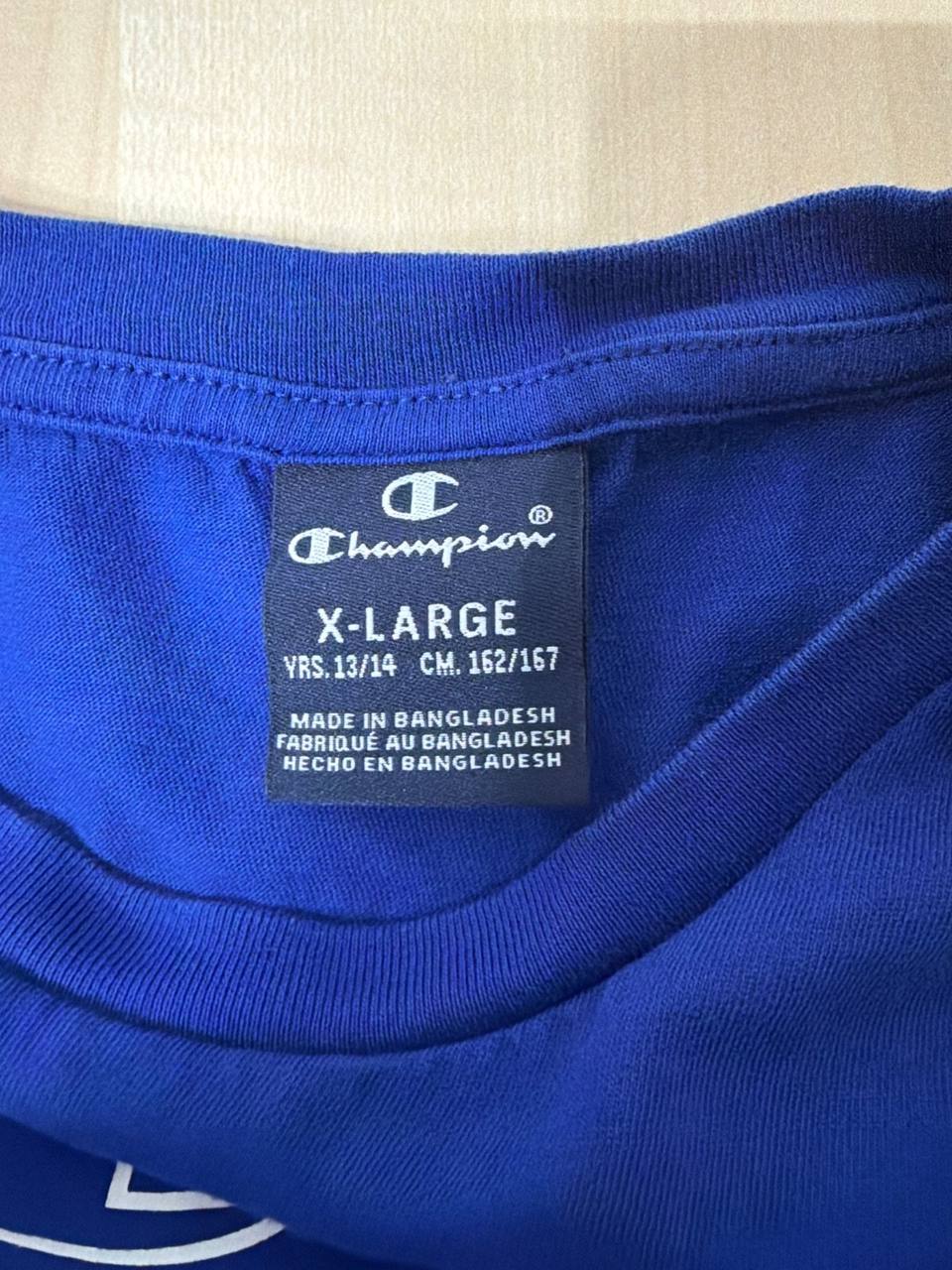Champion camiseta niño azul Talla XL 13/14 años Authentic — foto 3
