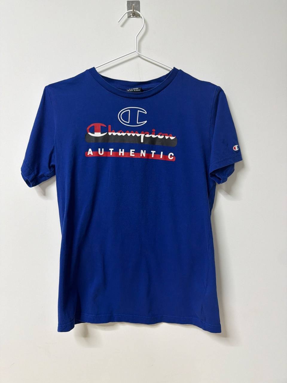 Champion camiseta niño azul Talla XL 13/14 años Authentic