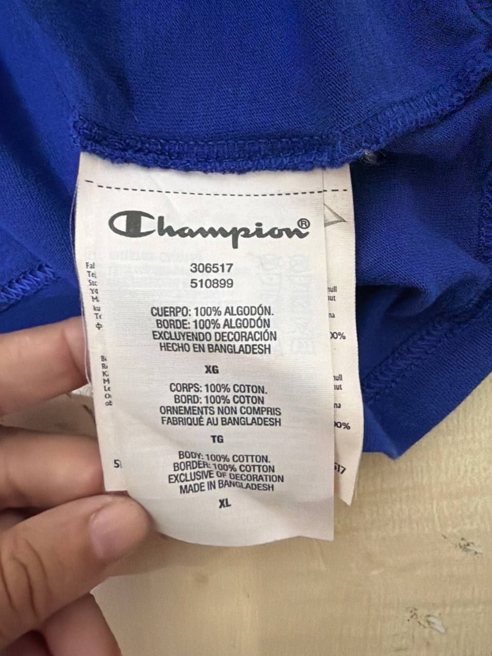 Champion camiseta niño azul Talla XL 13/14 años Authentic — foto 4