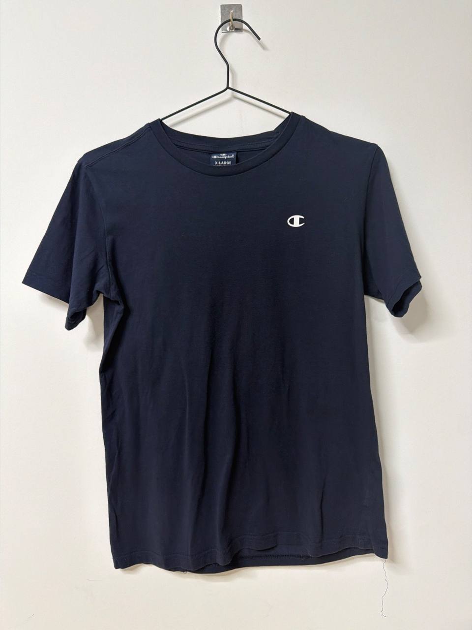 Champion camiseta niño talla XL (13-14 años) azul marino vintage