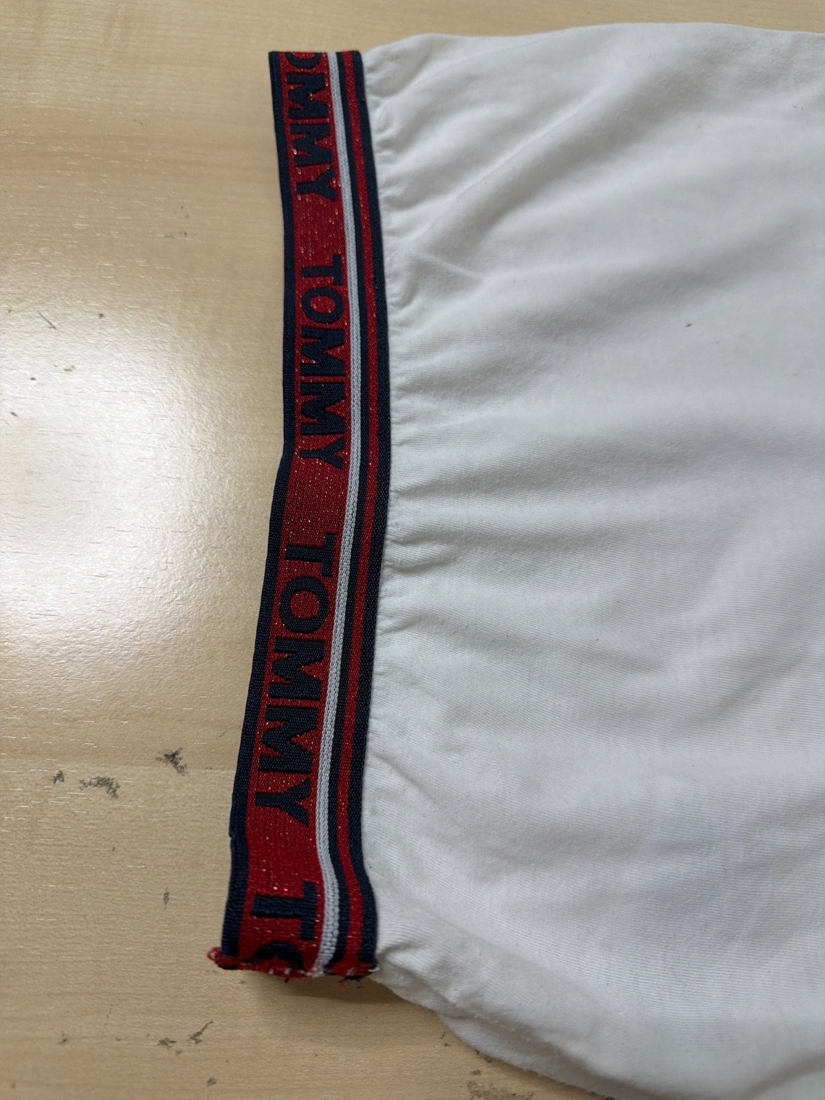 Tommy Hilfiger Kids Girls Crop T-Shirt White Elastic Logo Band Size 128 — foto 9