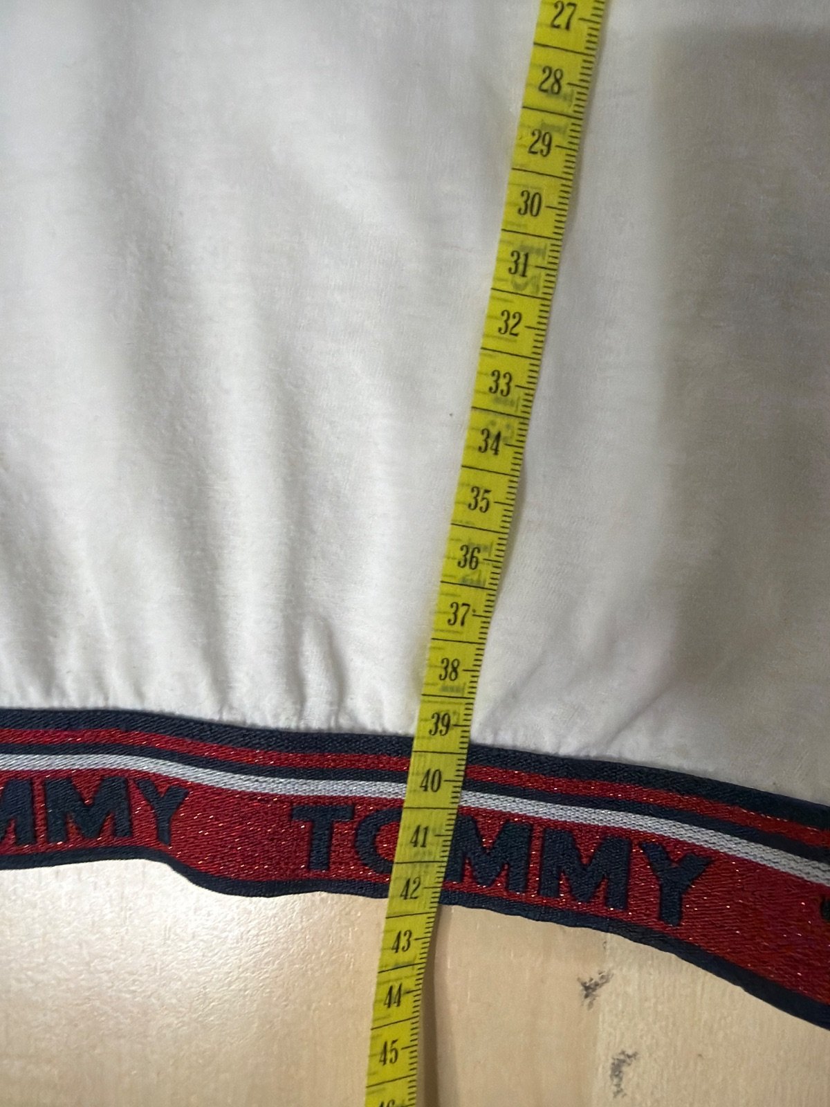 Tommy Hilfiger Kids Girls Crop T-Shirt White Elastic Logo Band Size 128 — foto 8