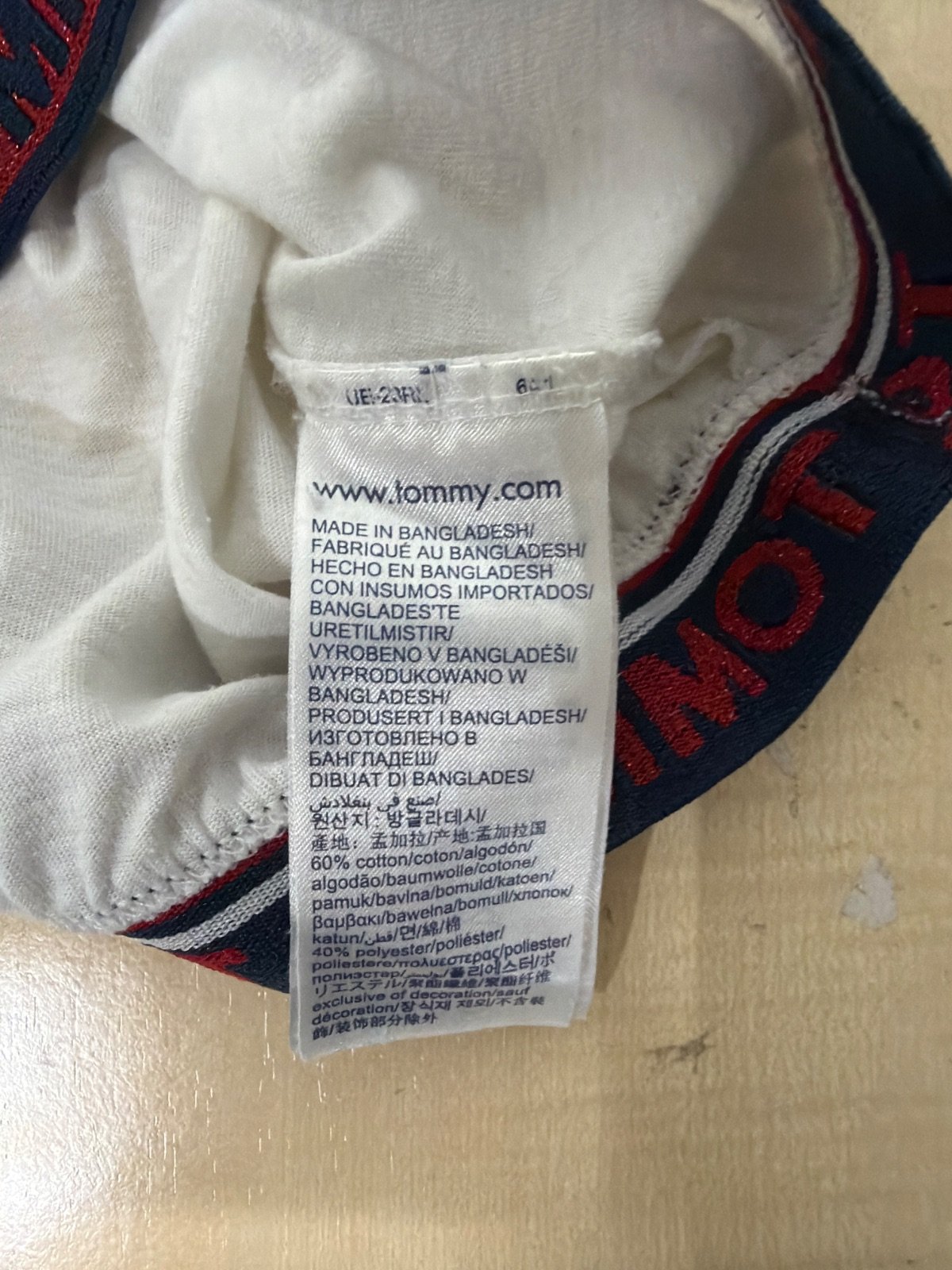 Tommy Hilfiger Kids Girls Crop T-Shirt White Elastic Logo Band Size 128 — foto 5