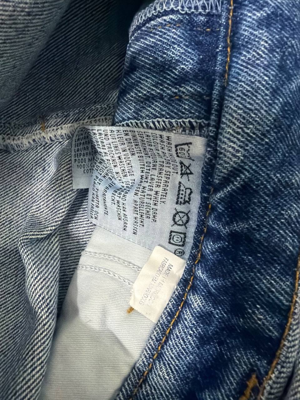 Peto Vaquero Levi's Vintage - Talla 4 Años (108 cm) Denim Dungarees Unisex, azul — foto 7