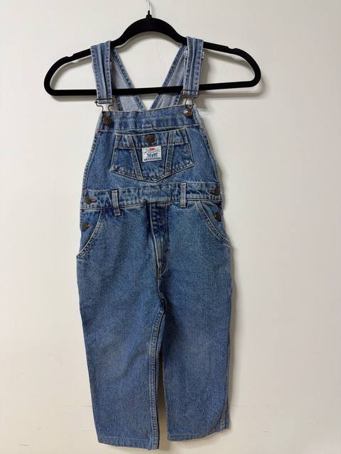 Peto Vaquero Levi's Vintage - Talla 4 Años (108 cm) Denim Dungarees Unisex