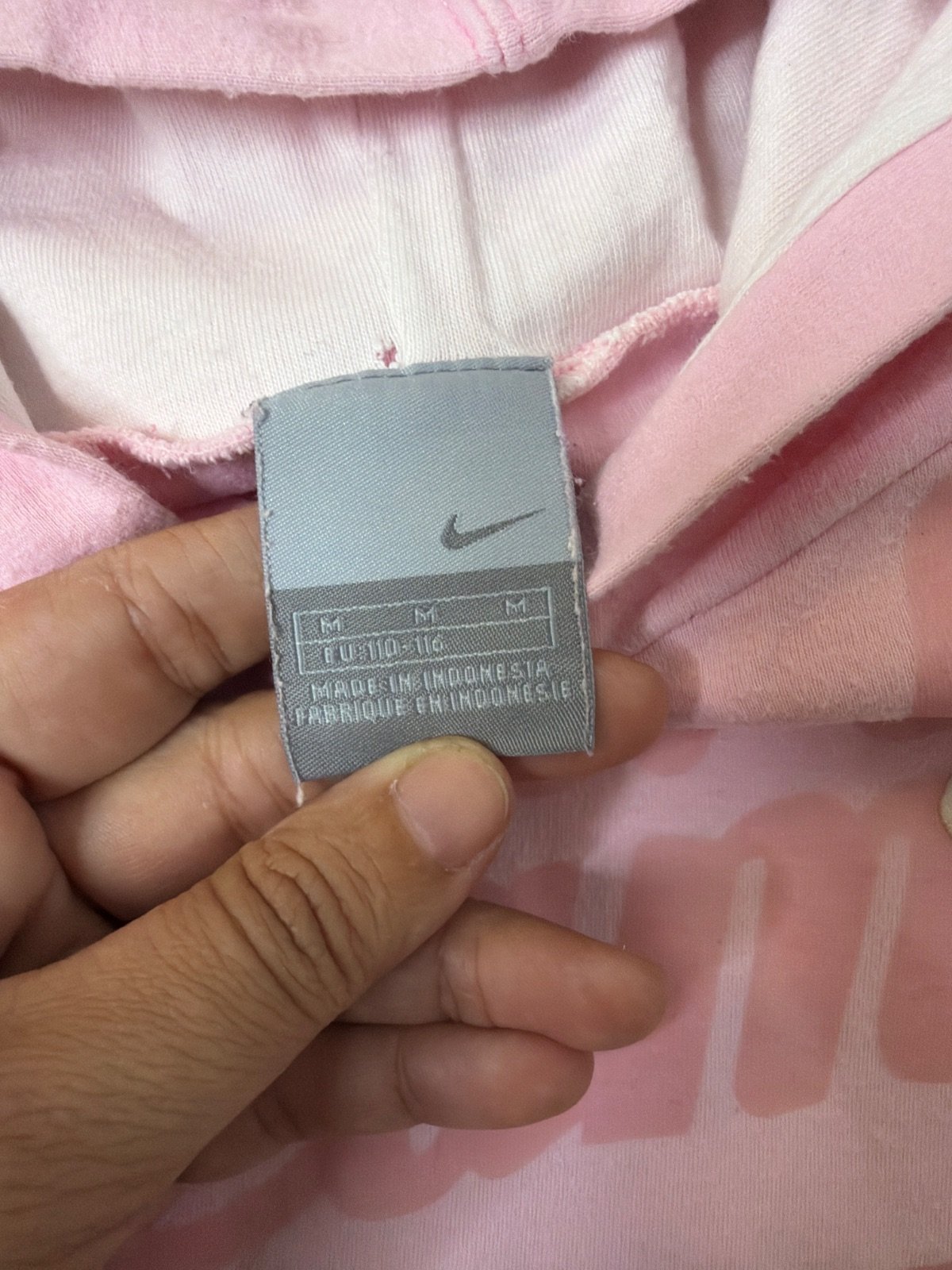 Nike Girls Team sudadera capucha niña Rosa Vintage — foto 5
