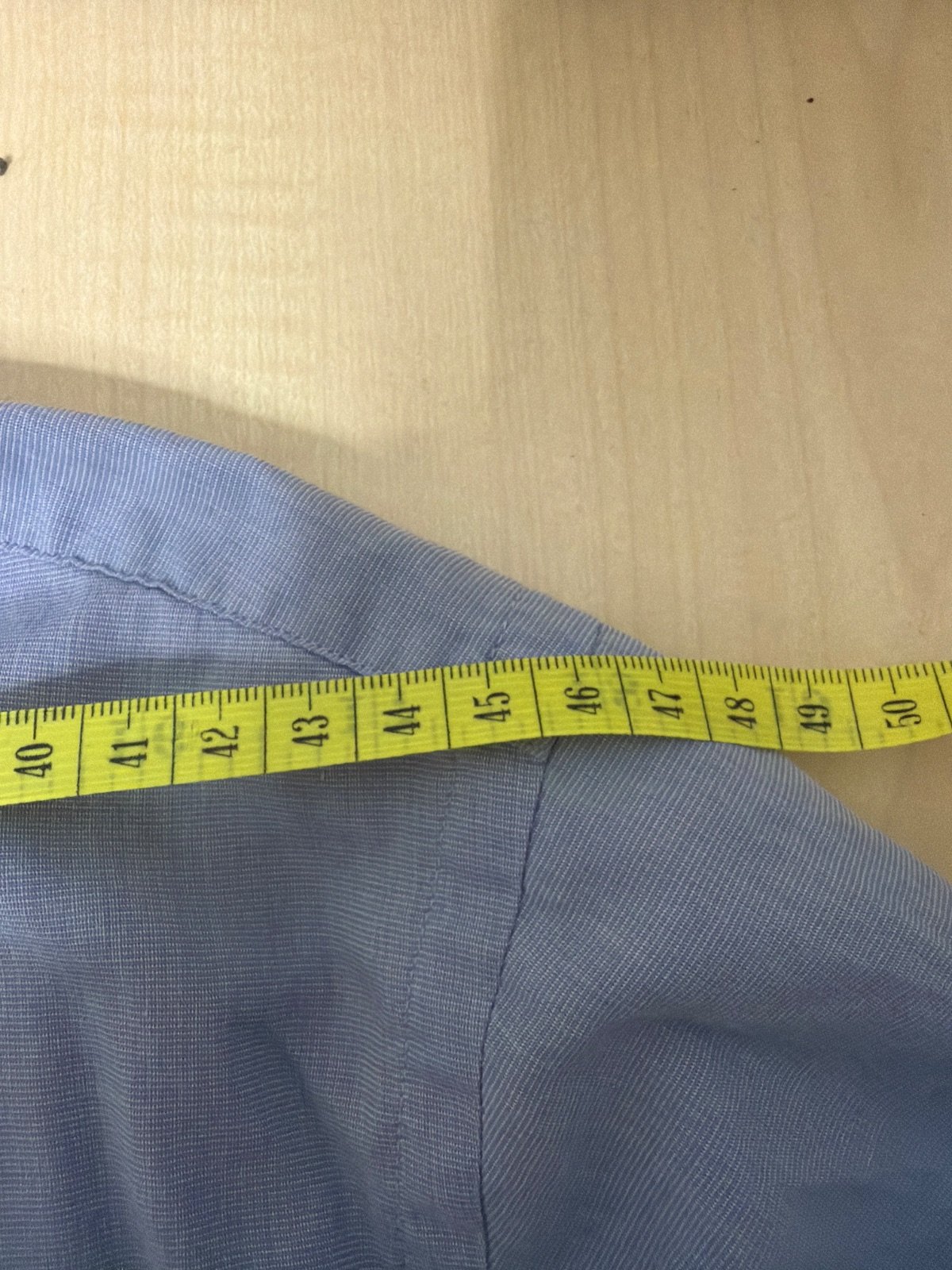 Camisa Lacoste Vintage Azul Claro - Talla S/M - 100% Algodón — foto 7