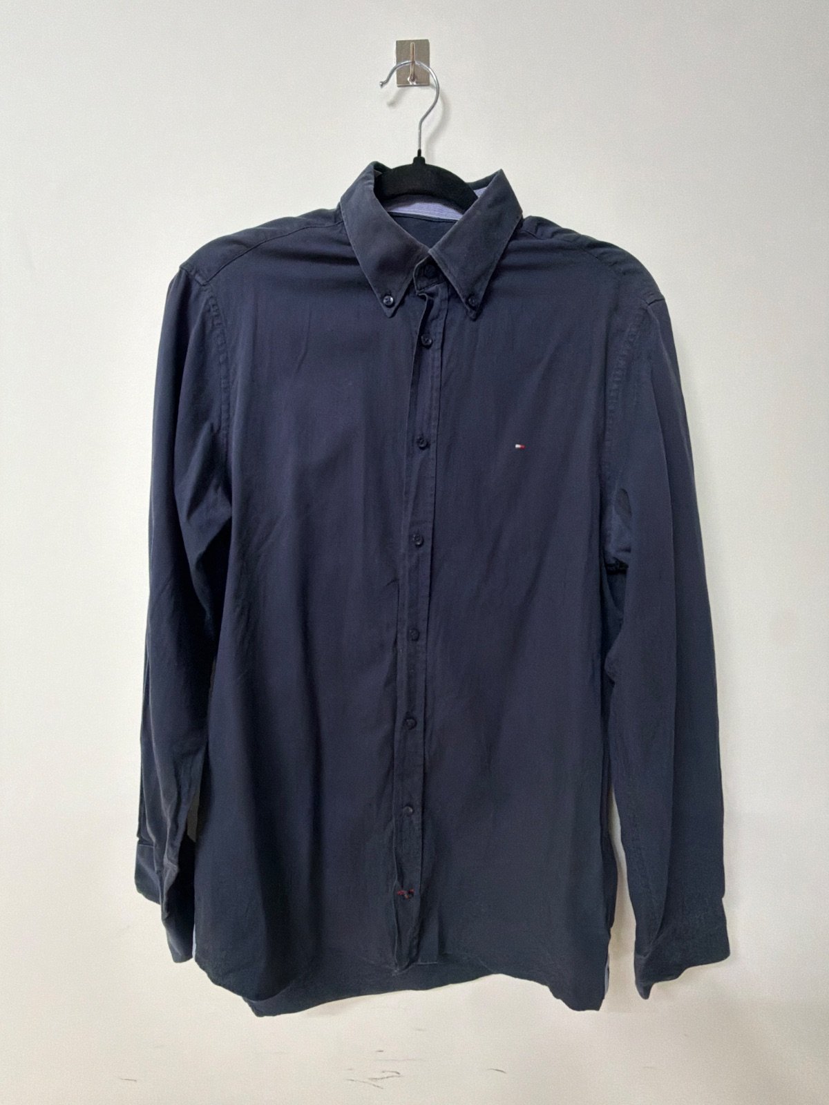 Camisa Tommy Hilfiger Tailored azul marino Fitted - Talla S (38/15)