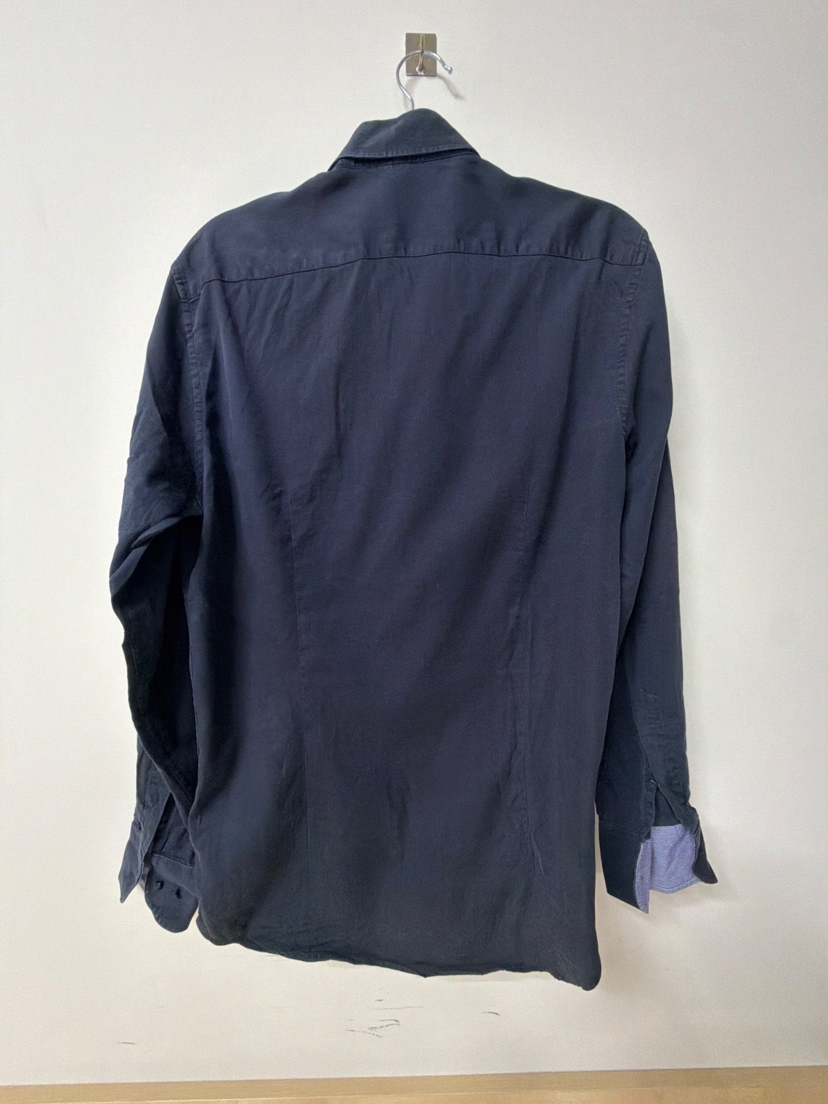 Camisa Tommy Hilfiger Tailored azul marino Fitted - Talla S (38/15) — foto 3