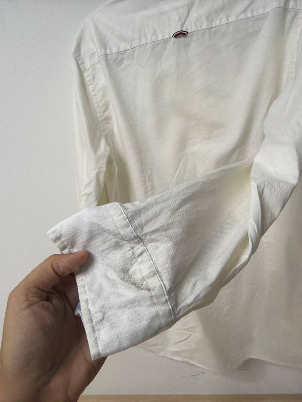 Tommy Hilfiger Camisa Hombre Talla L Blanca Vintage Casual — foto 3